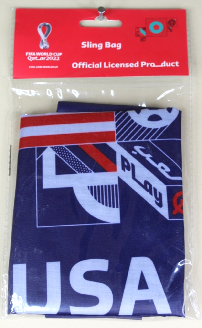 FIFA World Cup Qatar 2022 United States Sling Bag 17″x13.5″ Soccer
