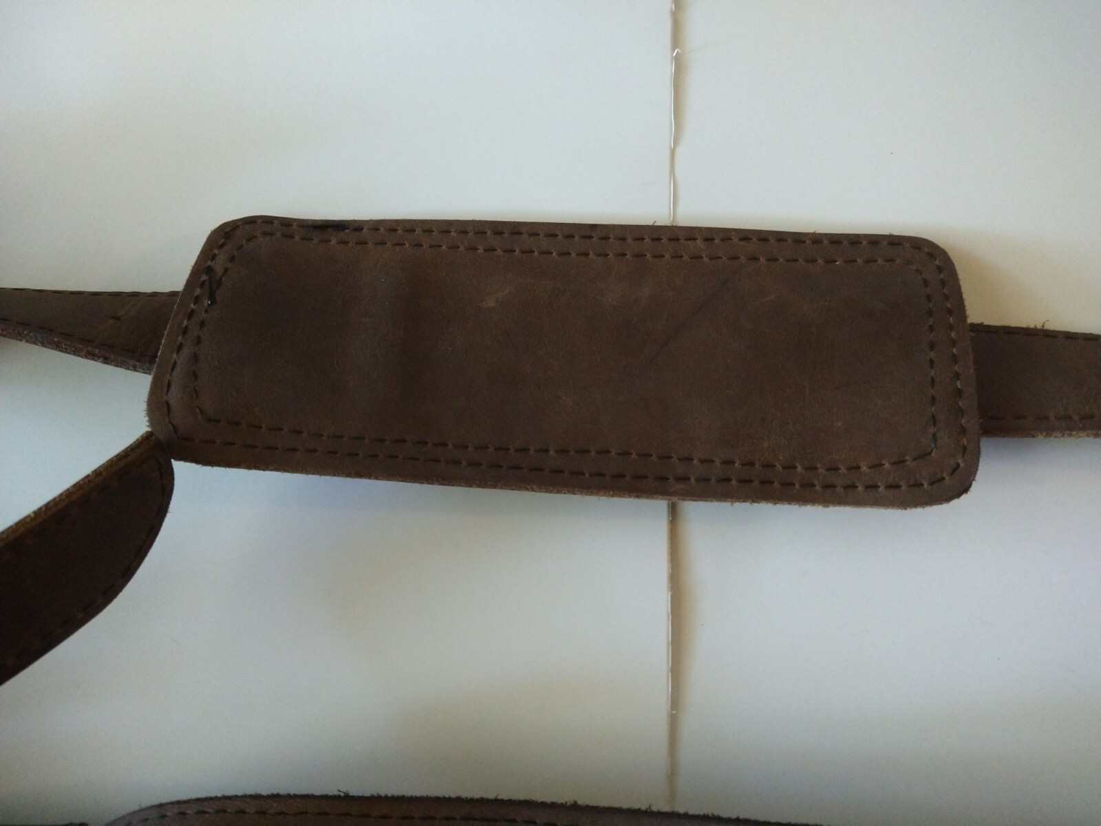 Copper River Co Brown Leather 19″ Harness Crossbody Messenger Bag Made In USA