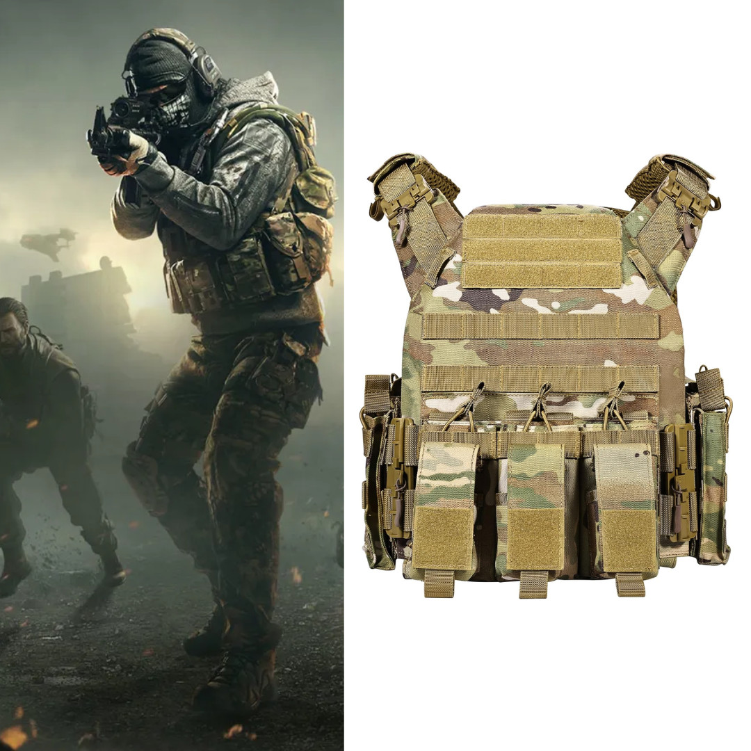 GENERIC CALL OF DUTY HALLOWEEN COSTUME TACTICAL VEST – CAMO