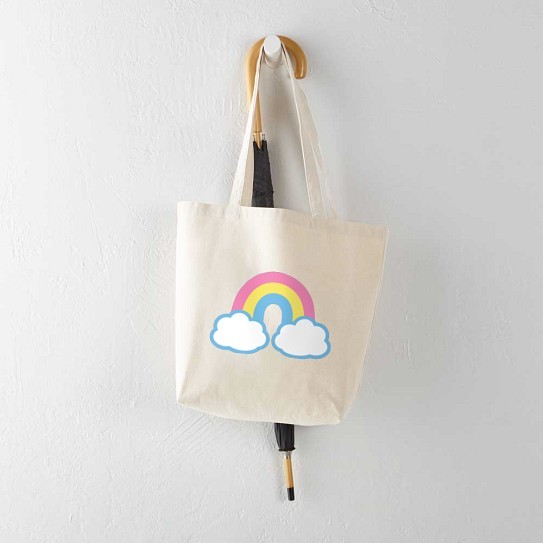 CafePress Retro Lil’ Rainbow Tote Bag (23117720)