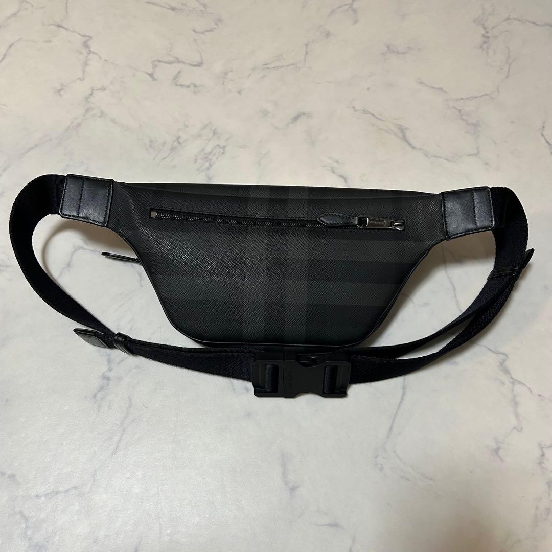 Burberry Nova Check Black PVC Shoulder Bag
