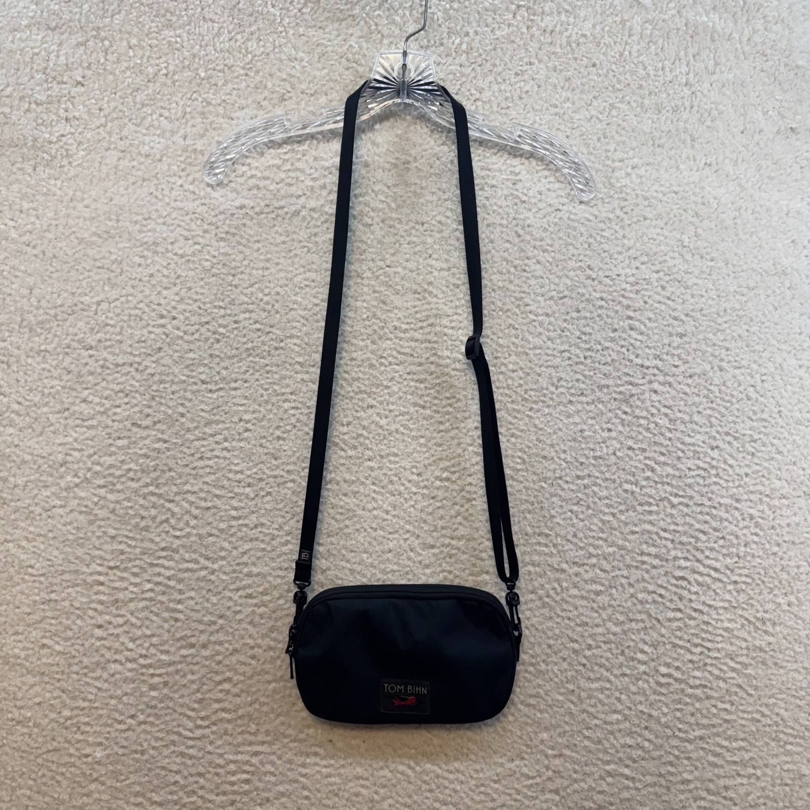 Tom Binh Bantam Black X-Pac Shoulder Crossbody Sling Bag Minimalist EDC