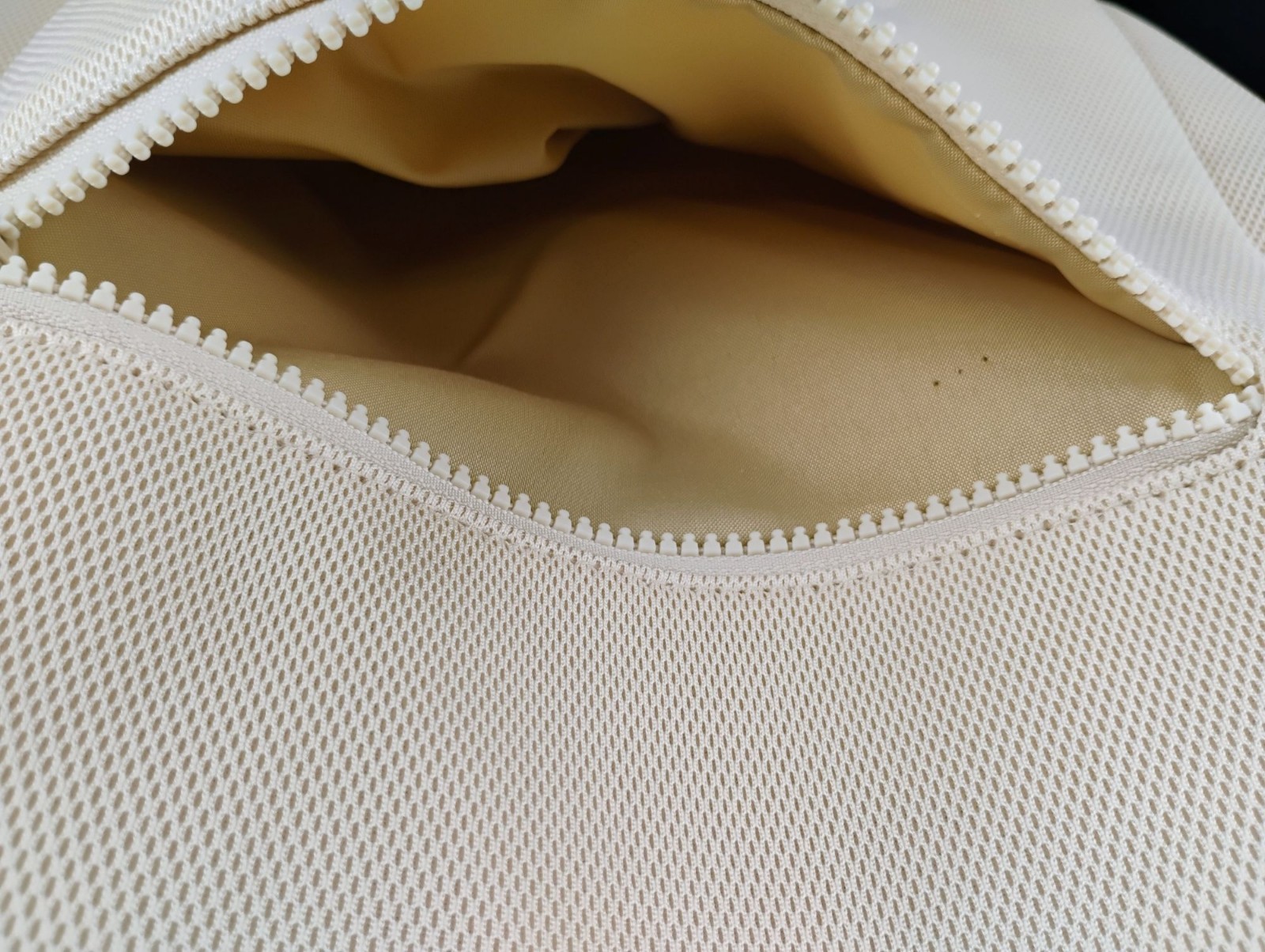 All In Motion Lightweight Cream Backpack With Padded Straps & Pockets