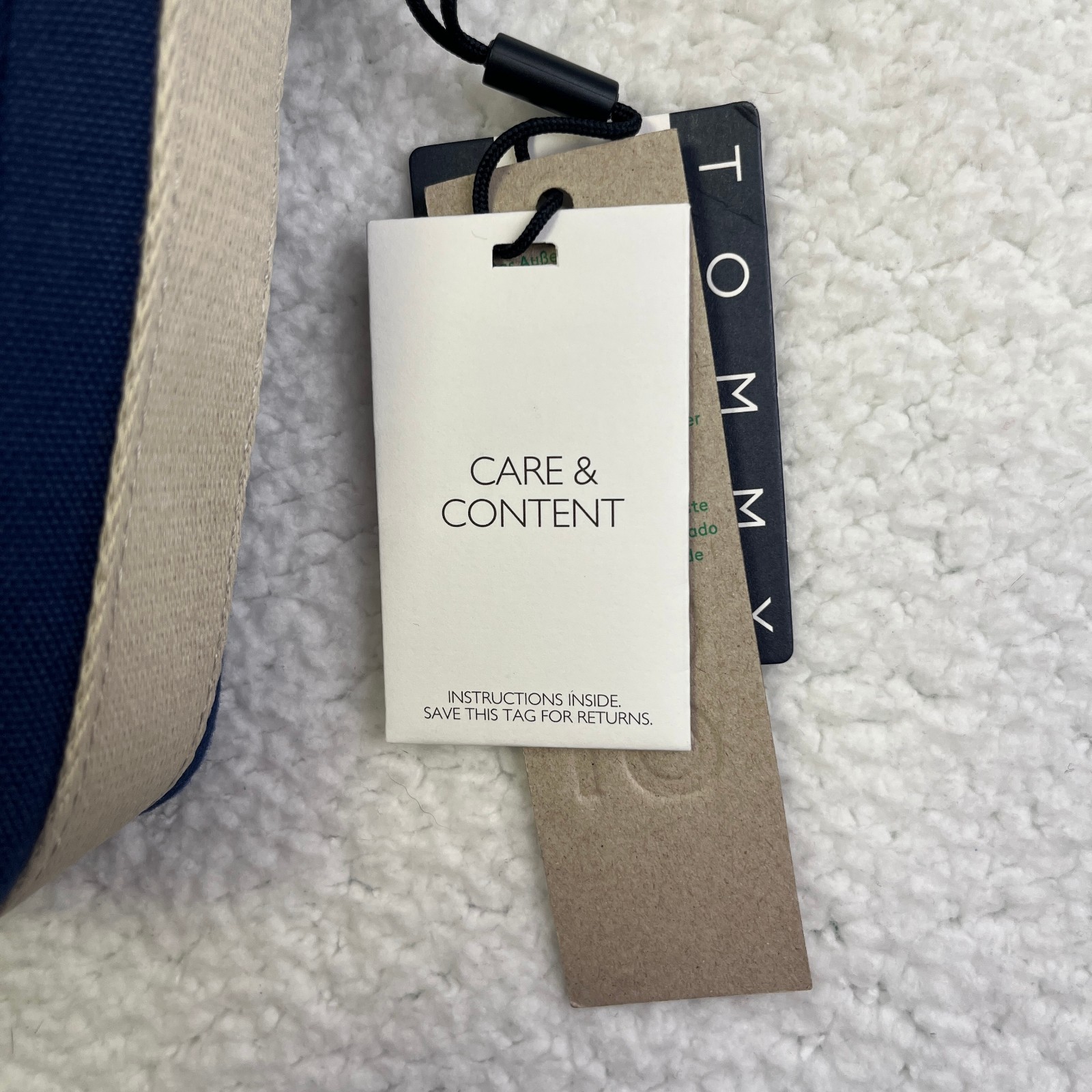 TOMMY JEANS Retro Cool Reporter Crossbody Bag Blue Festival Shoulder Utility NWT