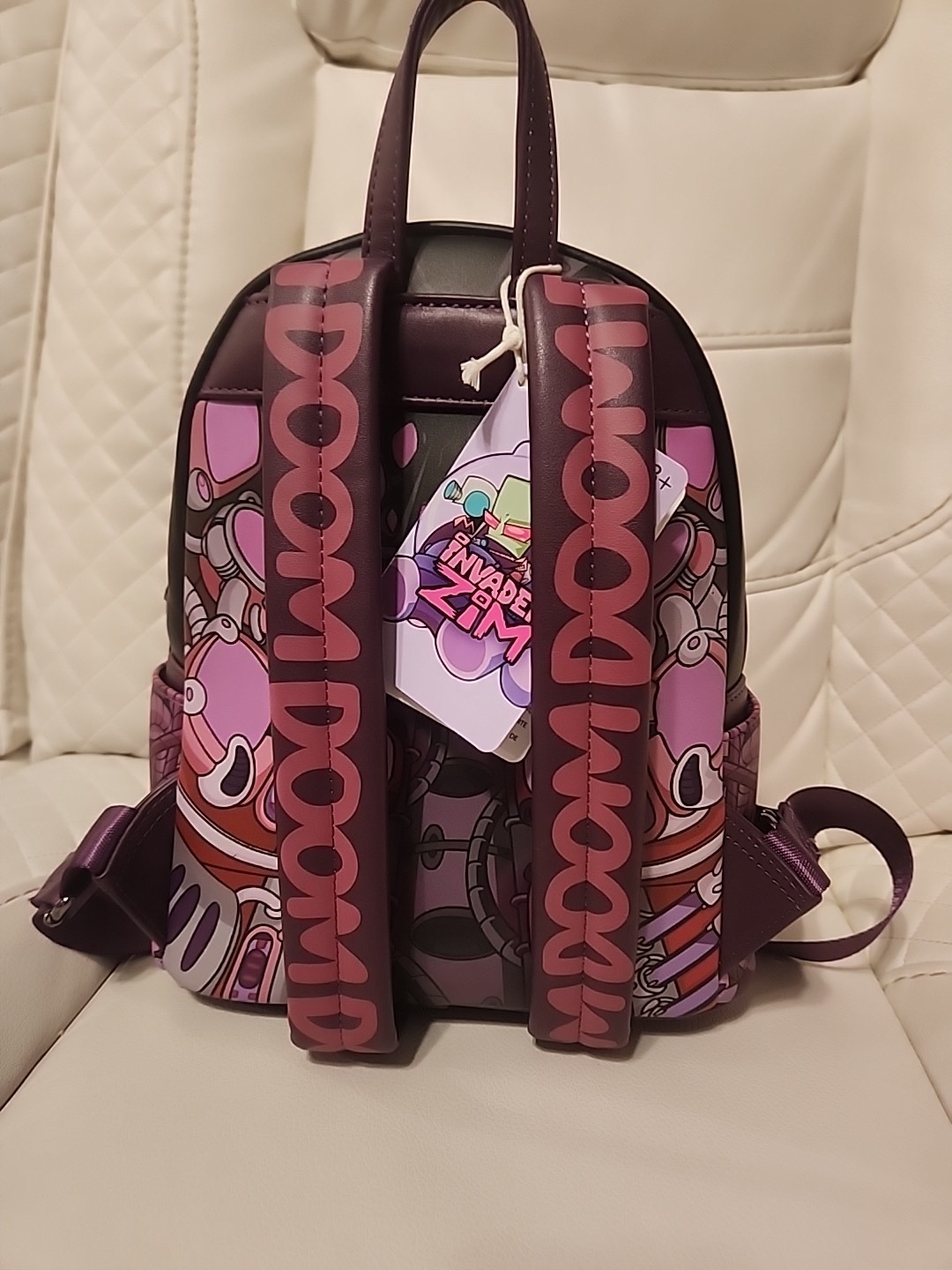 Loungefly Nickelodeon Invader Zim Secret Lair Mini Backpack