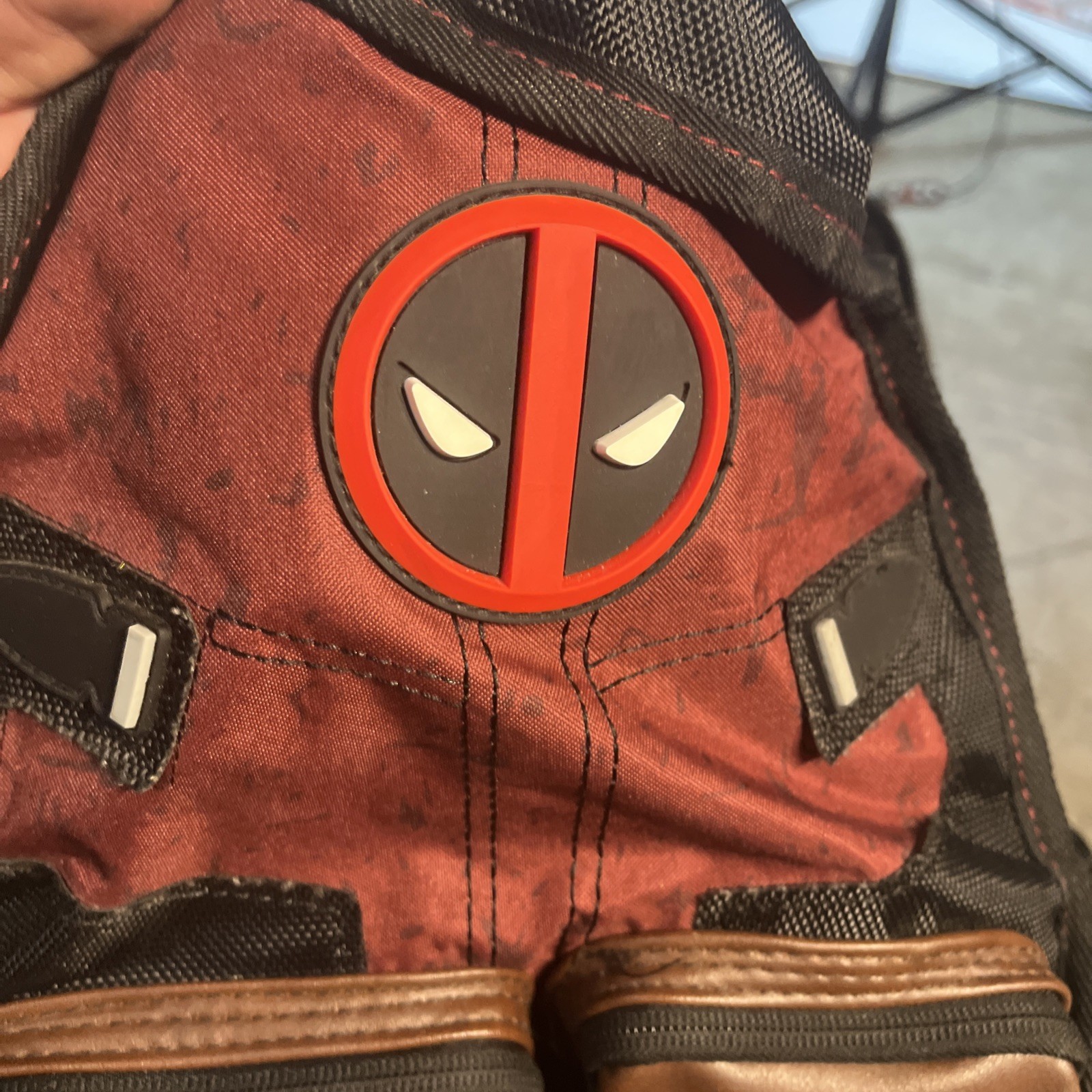 Marvel Comics Deadpool Backpack Cosplay Knapsack Traveling Bag Laptop Bag Gift
