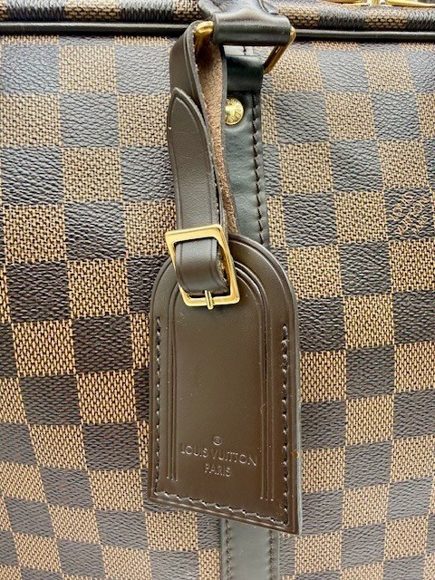 LOUIS VUITTON Porte Documents Voyage Damier Ebene Canvas Briefcase – Excellent
