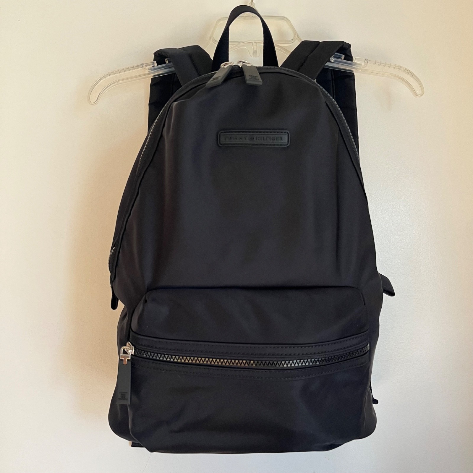 Tommy Hilfiger Nylon Backpack School / Travel Bag Black Unisex Style BW96943309