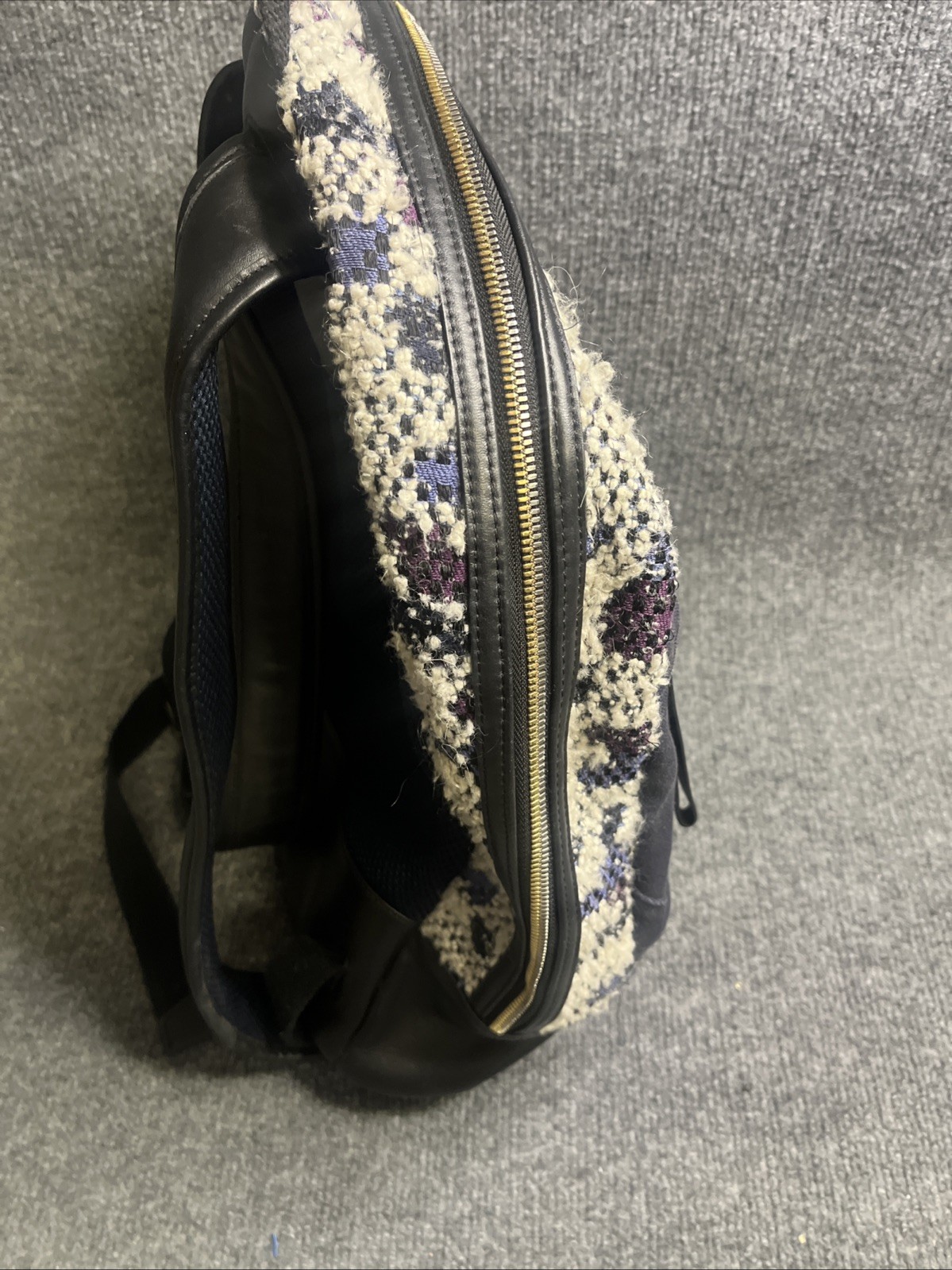 WANT Les Essentiels de La Vie Multimedia Backpack Canvas Tweed