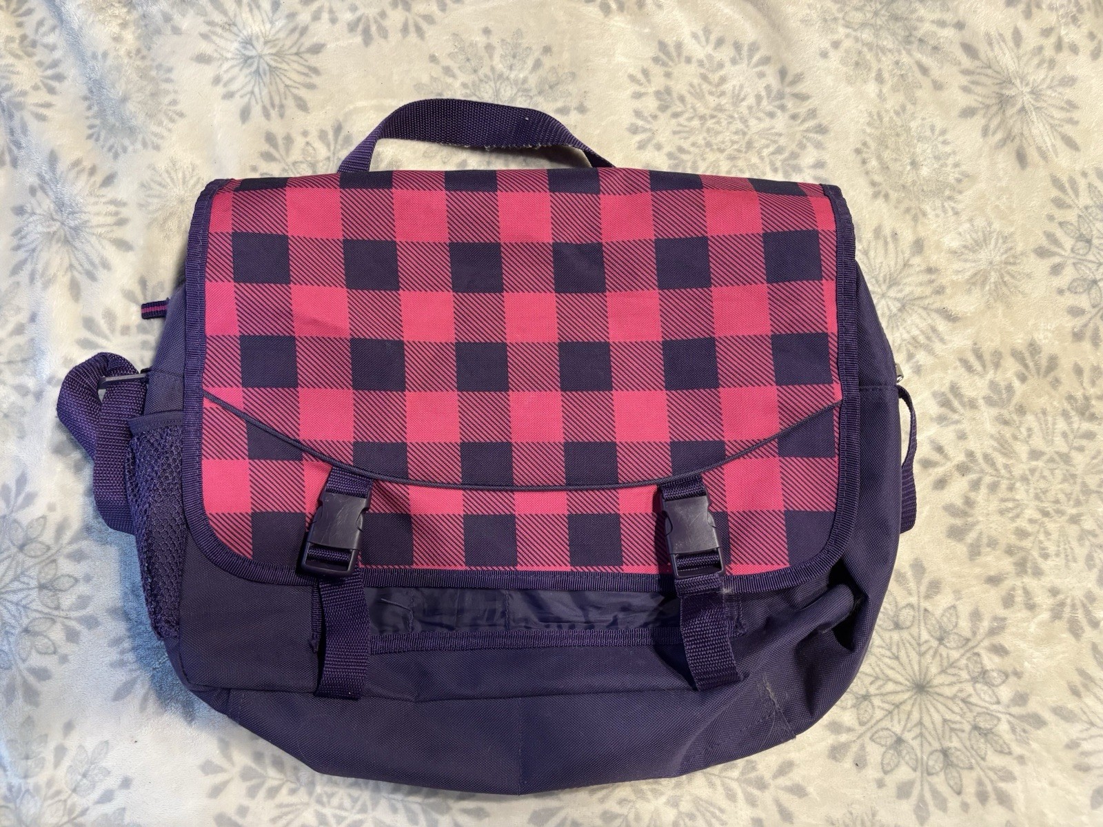 Travel Storage Luggage Carry On Organizer Hand Shoulder Duffle Bag Pink/Purple