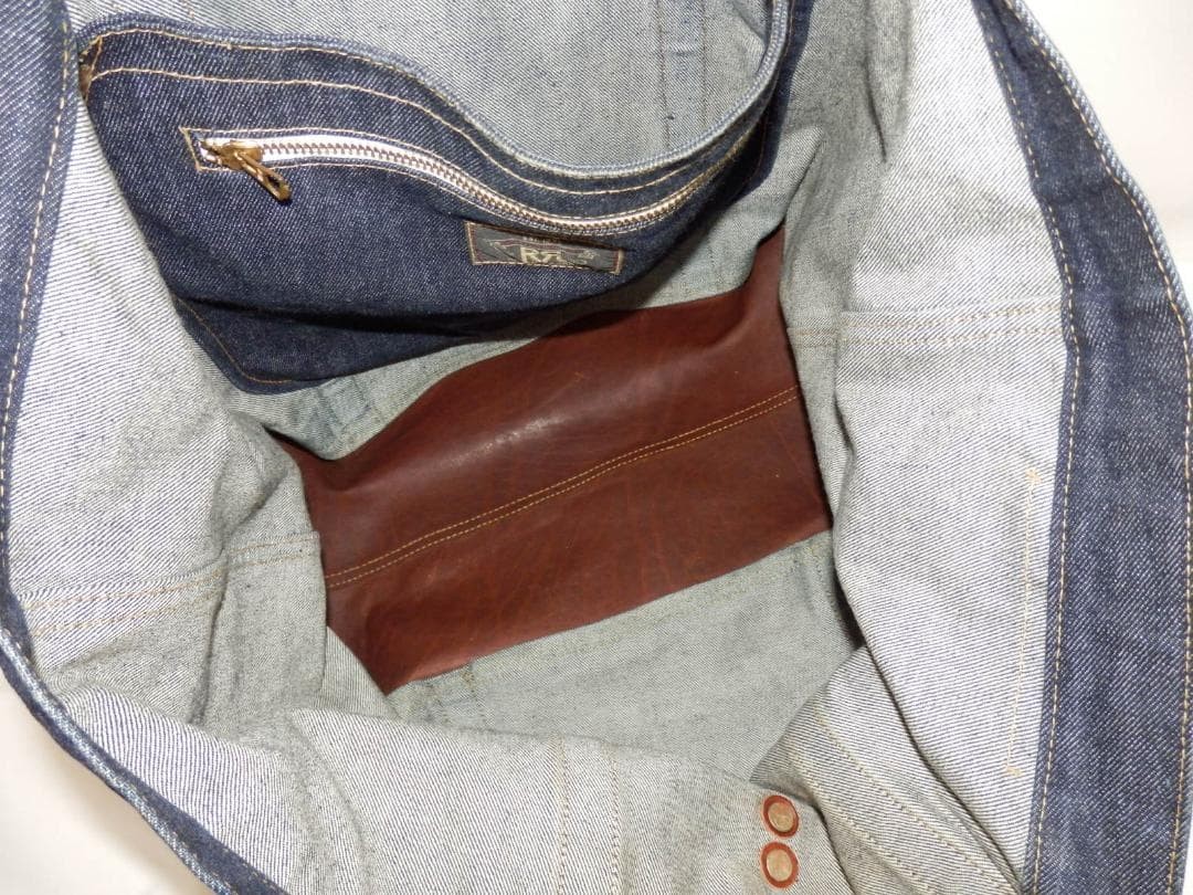 MH507 RRL Denim Tote Bag