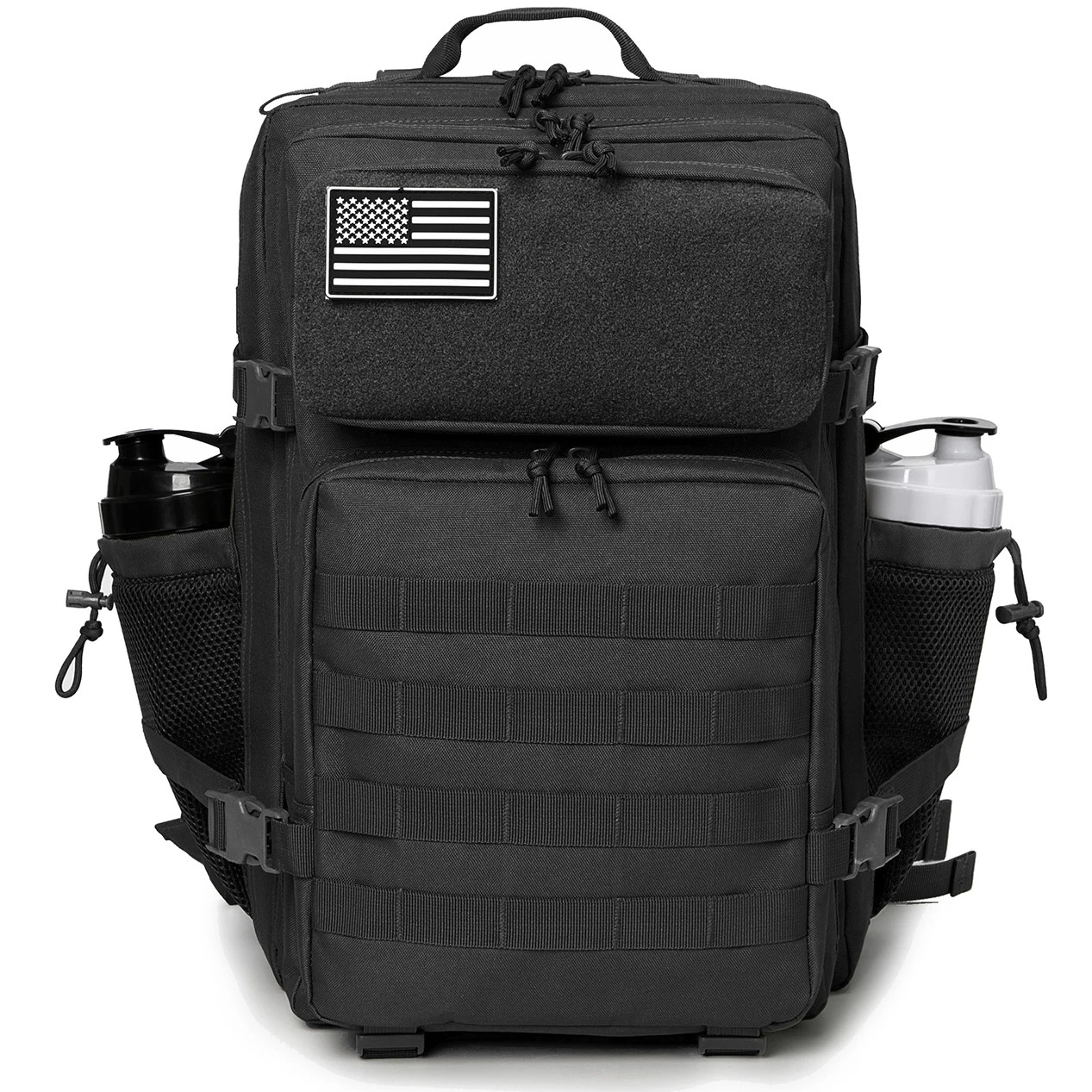 45L Tactical Backpack Outdoor Hiking Camping Survival Rucksack Travel School Bag