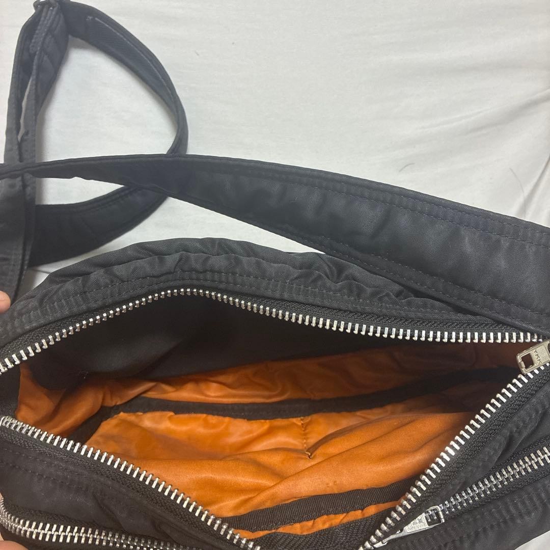 PORTER Yoshida Tanker 2Layer Shoulder bag Black Authentic Made in Japan
