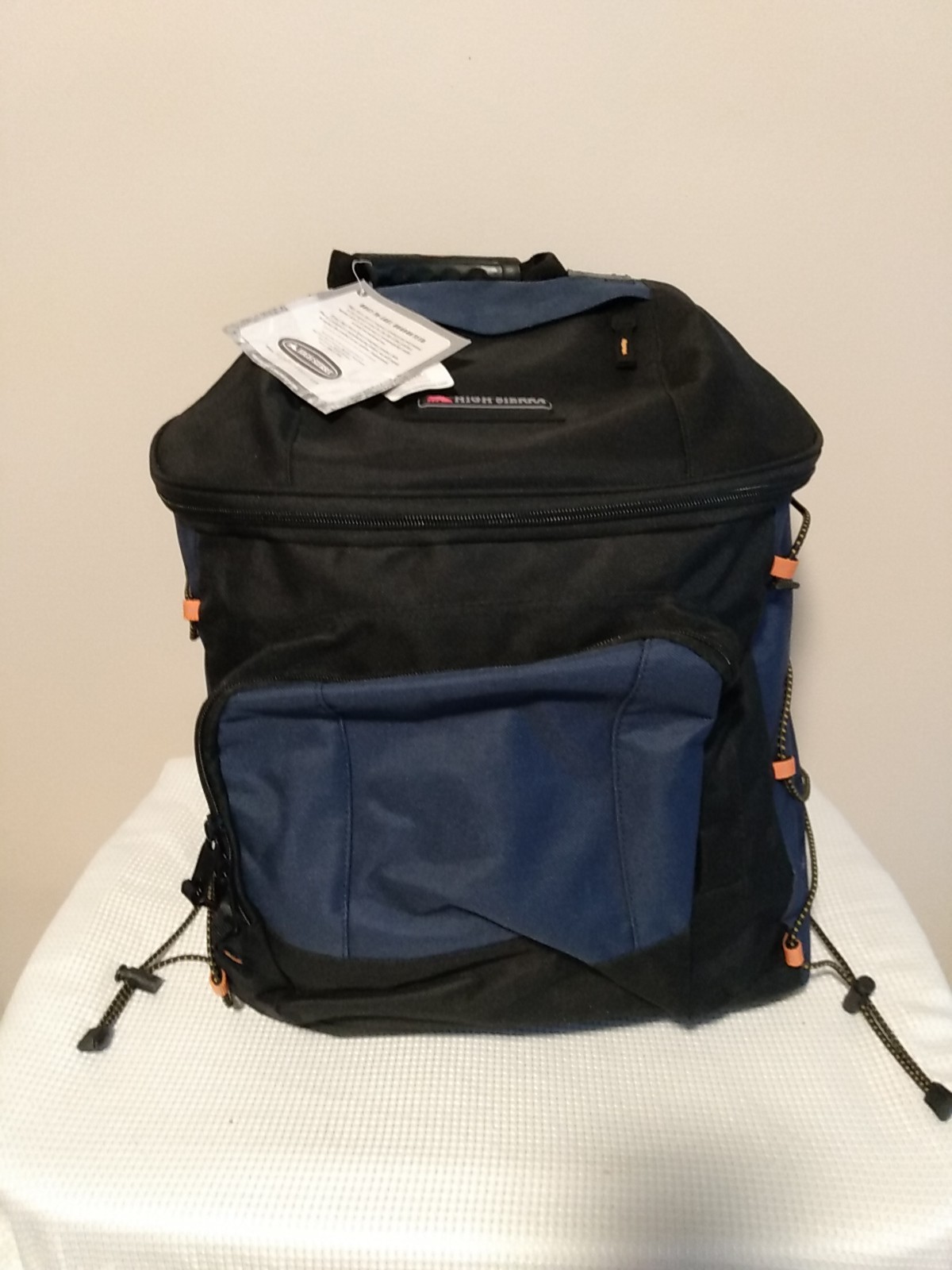 High Sierra NightFall Sport Backpack Or Duffle Bag, Black & Blue, AT 125-160/V2