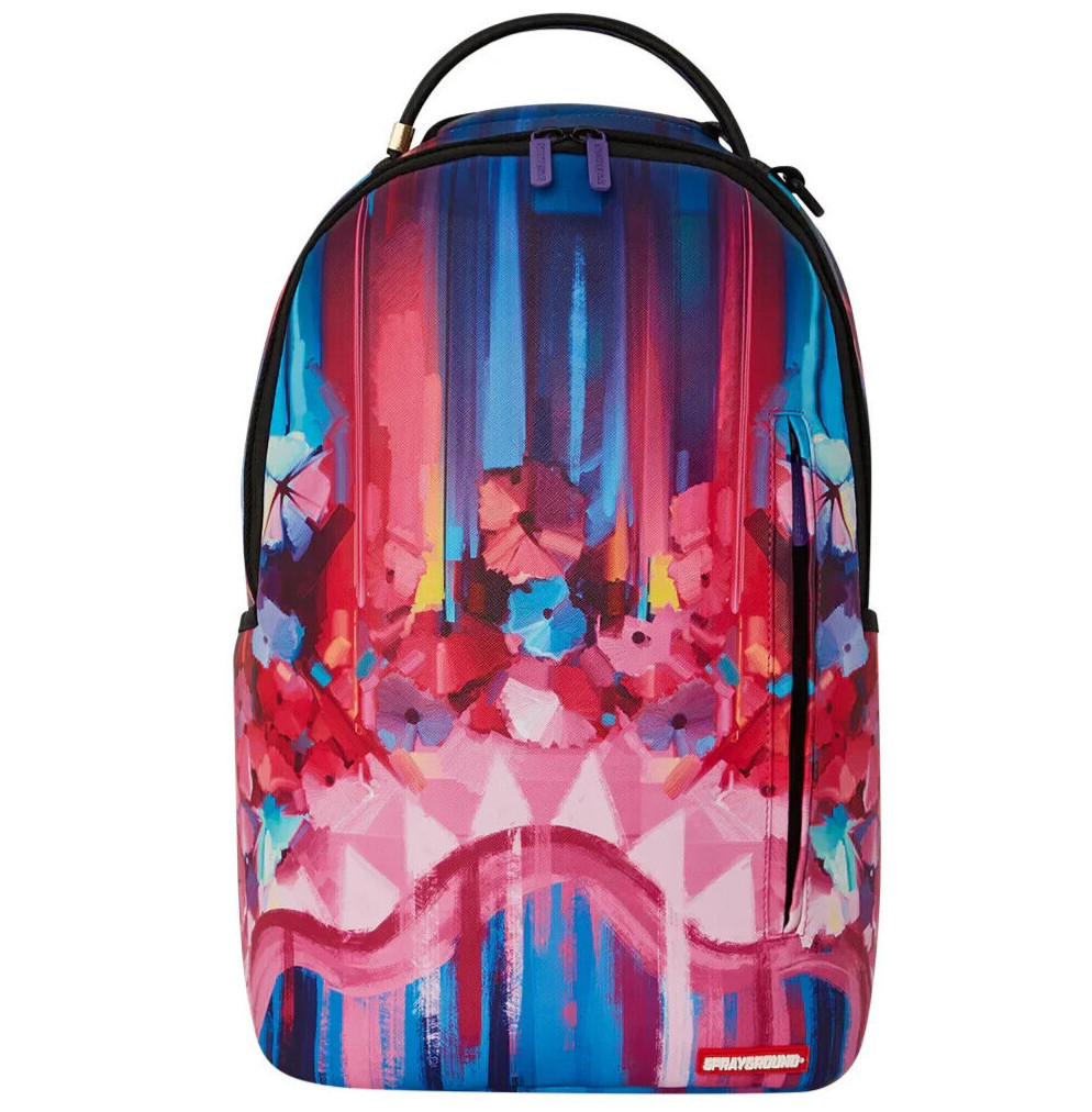 Sprayground Botanist Dreams DLXSV Backpack🔥New Black Large Bookbag School Bag