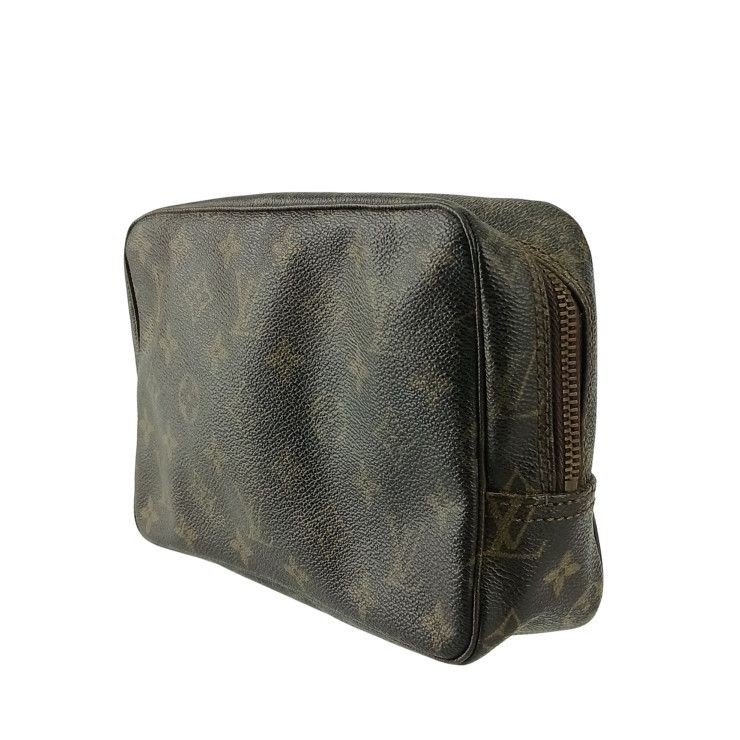 LOUIS VUITTON Monogram Truss Toilette 23 Second Bag Unisex Vintage 15x23x6cm
