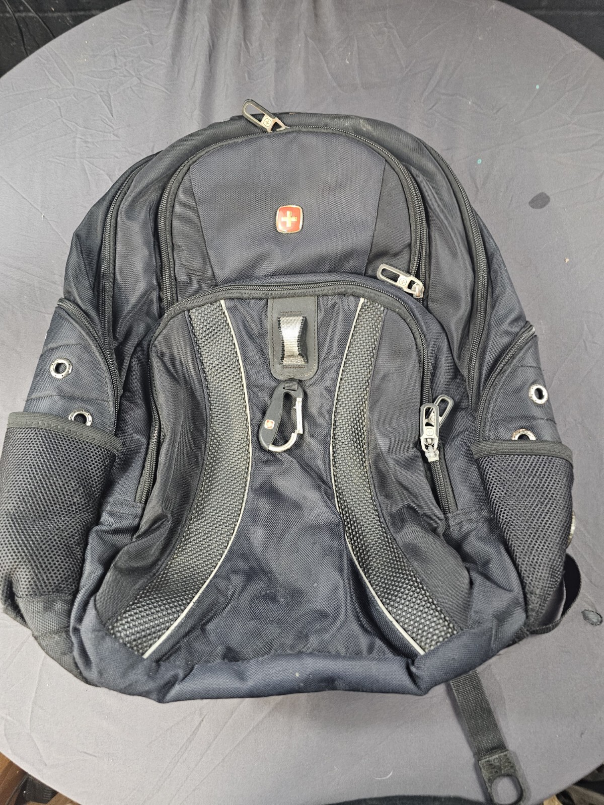 Swiss Gear Airflow Laptop Tablet Backpack Black Scan Smart Compartments! Adjust