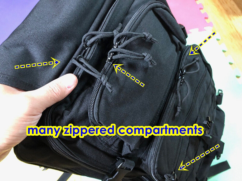 45L Tactical Military Backpack Big Capacity Training Hiking Army Molle Bags USA