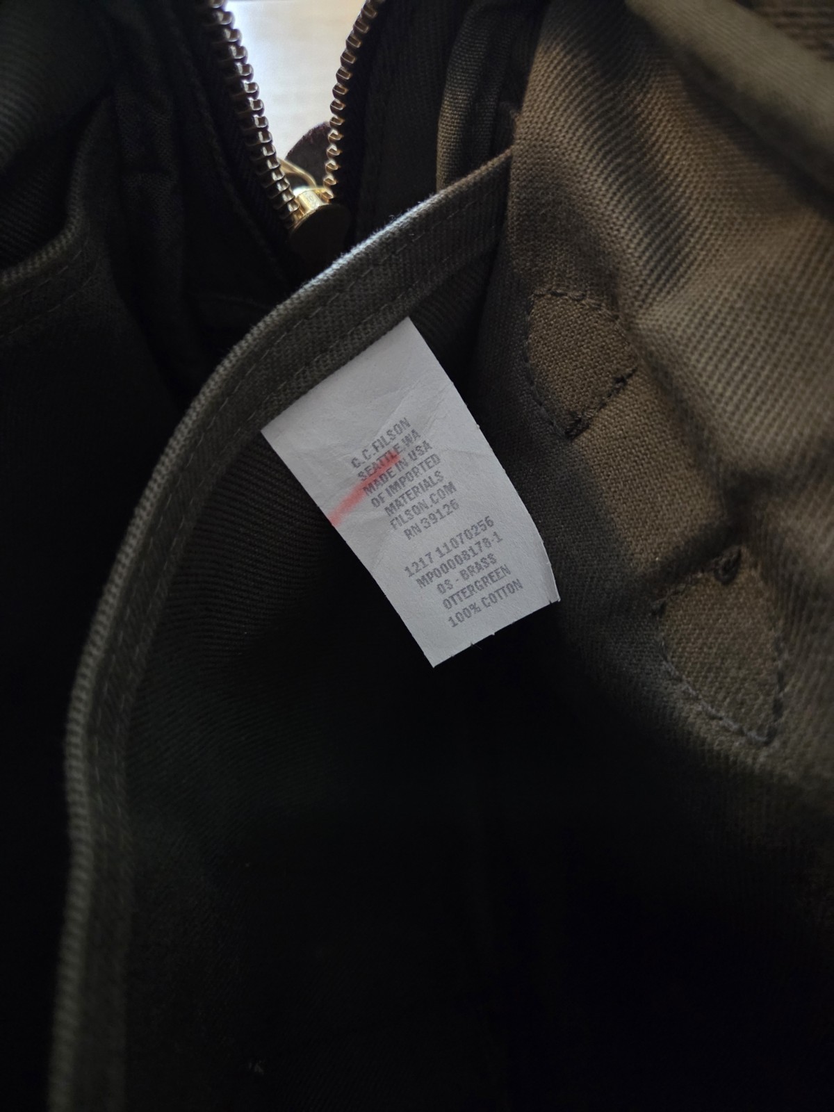 Filson Rugged Twill Original Briefcase | Otter Green | Made in USA | MSRP $499