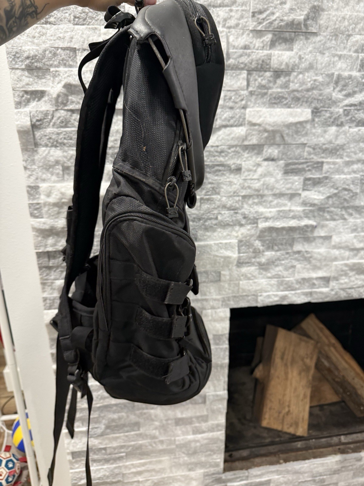 Vtg Oakley Kitchen Sink Backpack Black Tactical Field Gear Pack Bug Out Bag