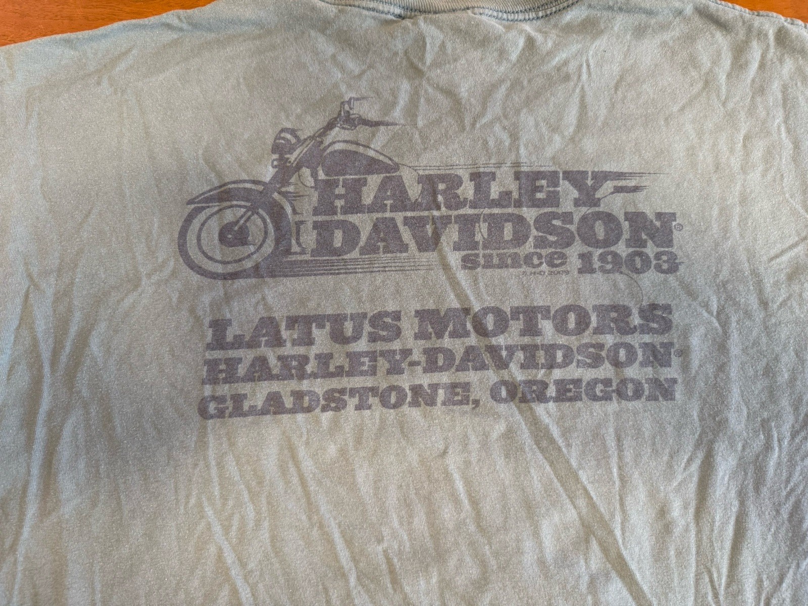 Harley Davidson Motorcycle 2009 Latus Oregon Shirt Men’s XL