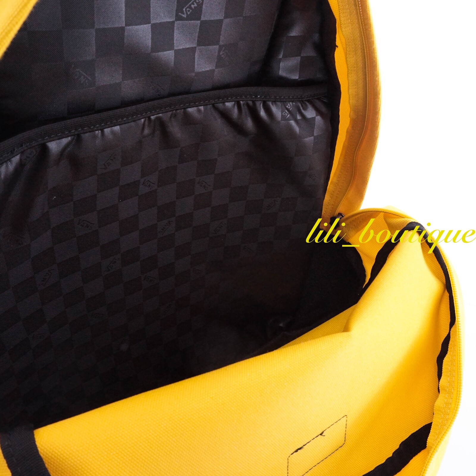 NWT Vans Old Skool III Backpack School Laptop Bag VN0A3I6RD2P Sulphur Black $36
