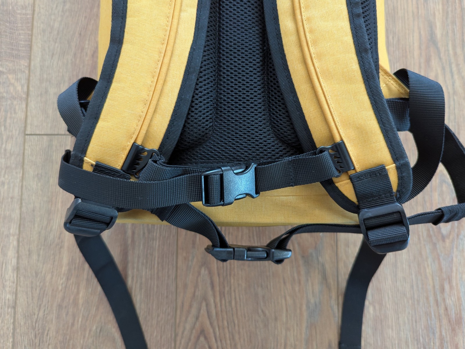 Wili Wili Tree Roll Top Backpack Light Sunset Yellow 20L 100% Recycled Pet