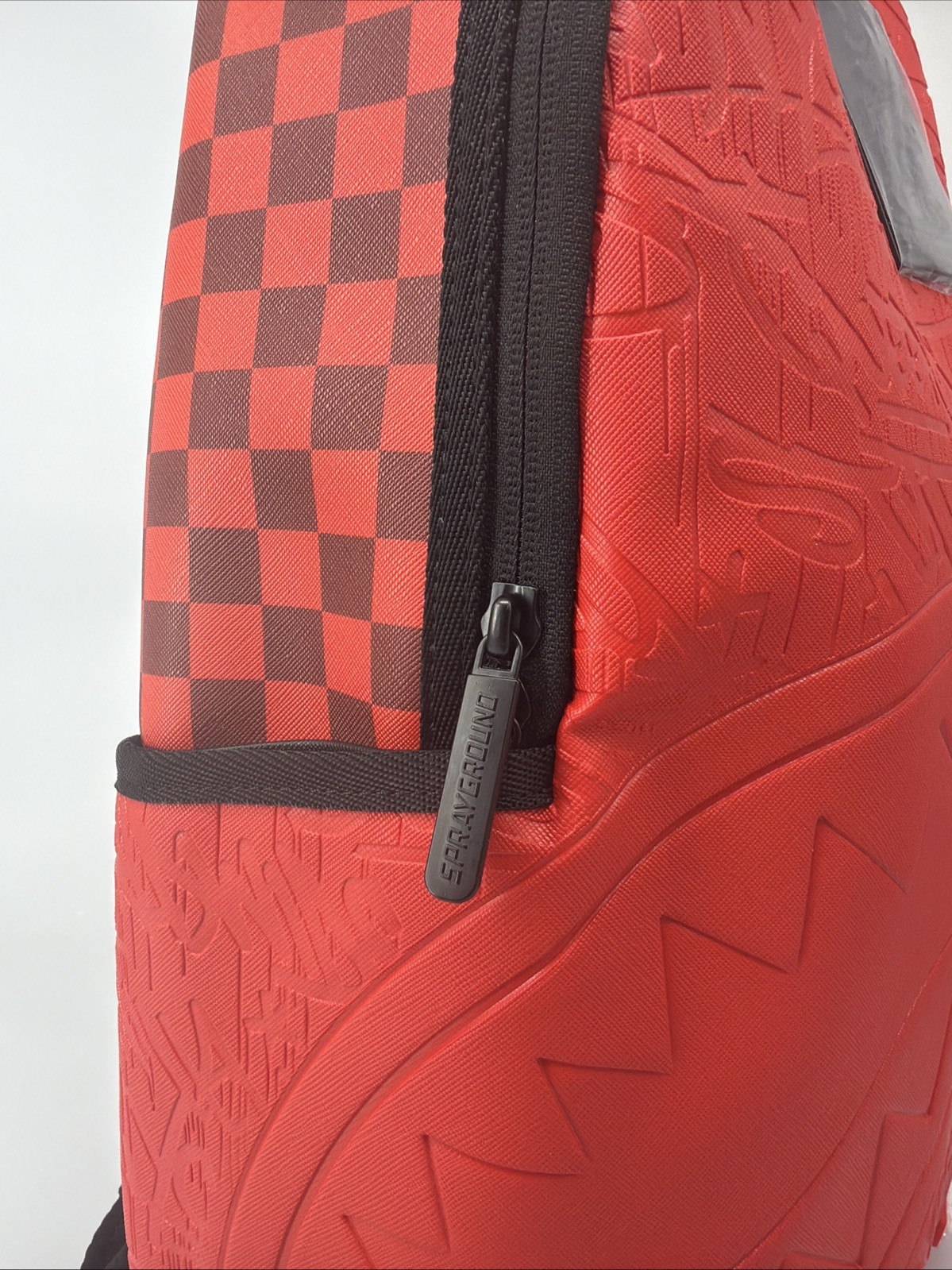 sprayground backpack James First Class Color Red B8989 $120 Vegan Leather