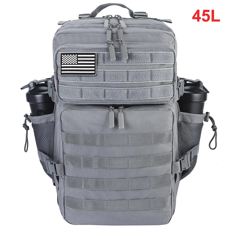 45L Tactical Backpack Waterproof Outdoor Hiking Camping Survival Travel Bag