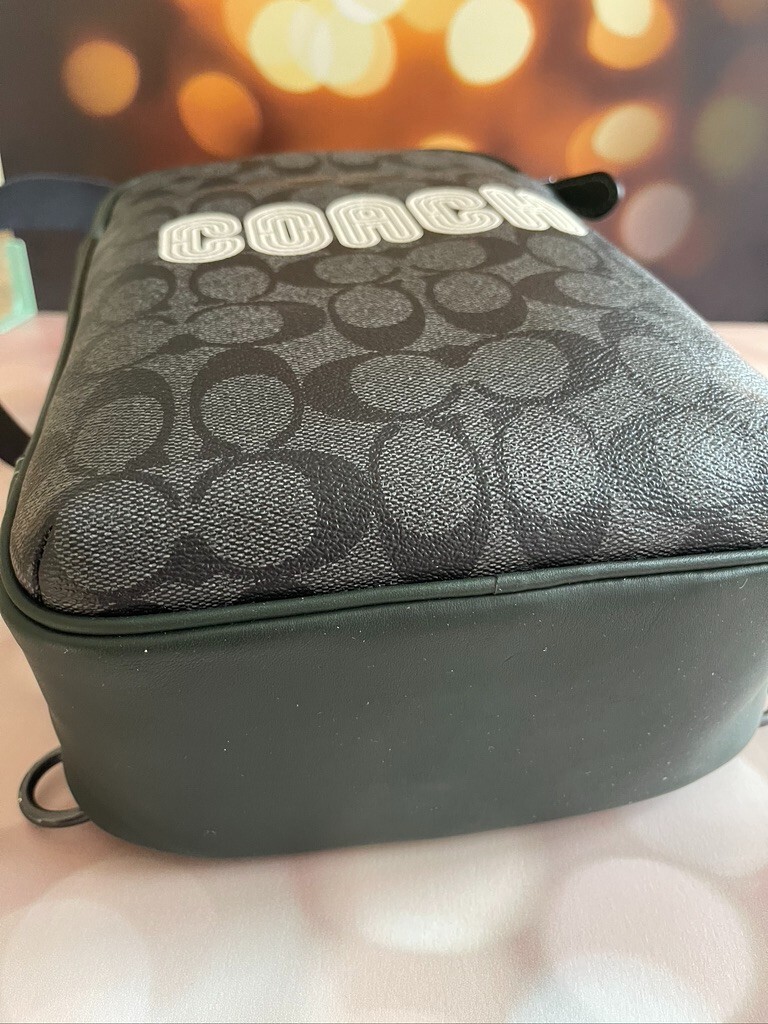 Coach Westway Pack In Colorblock Signature Canvas With Coach Patch CE522
