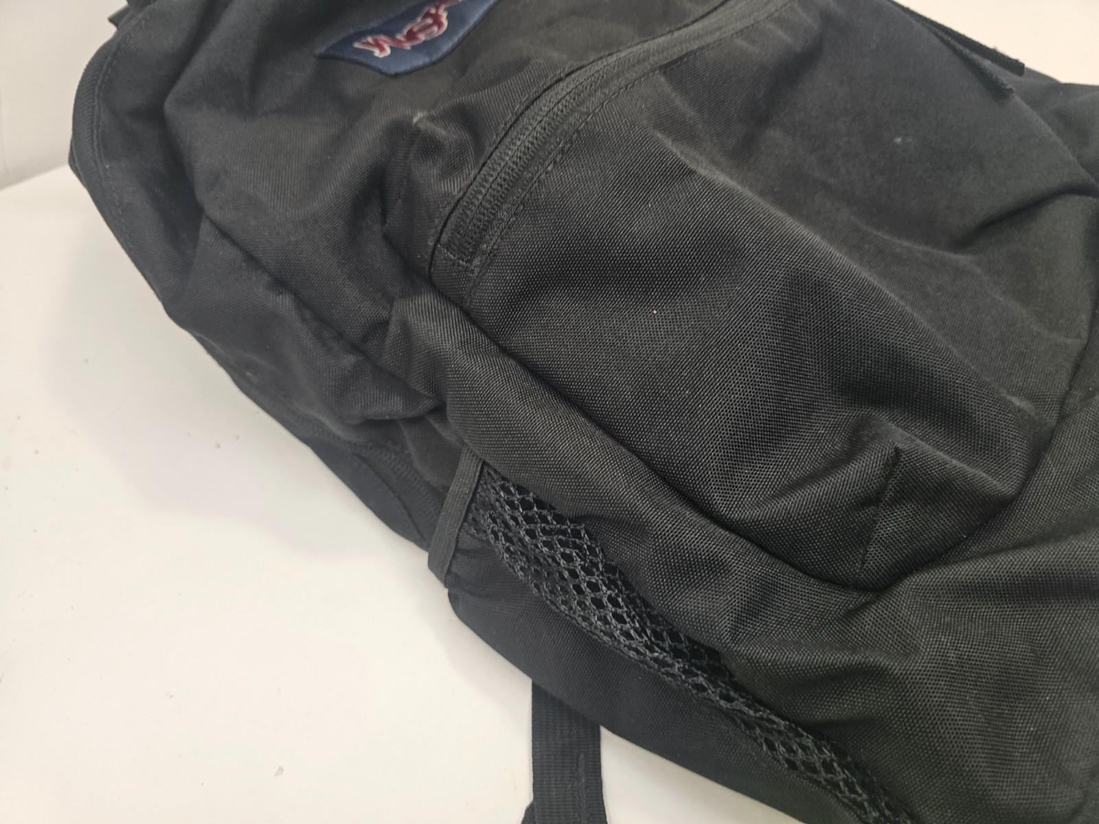 JanSport Cross Town Backpack Black JS0A47LW Water Bottle Pocket Bookbag