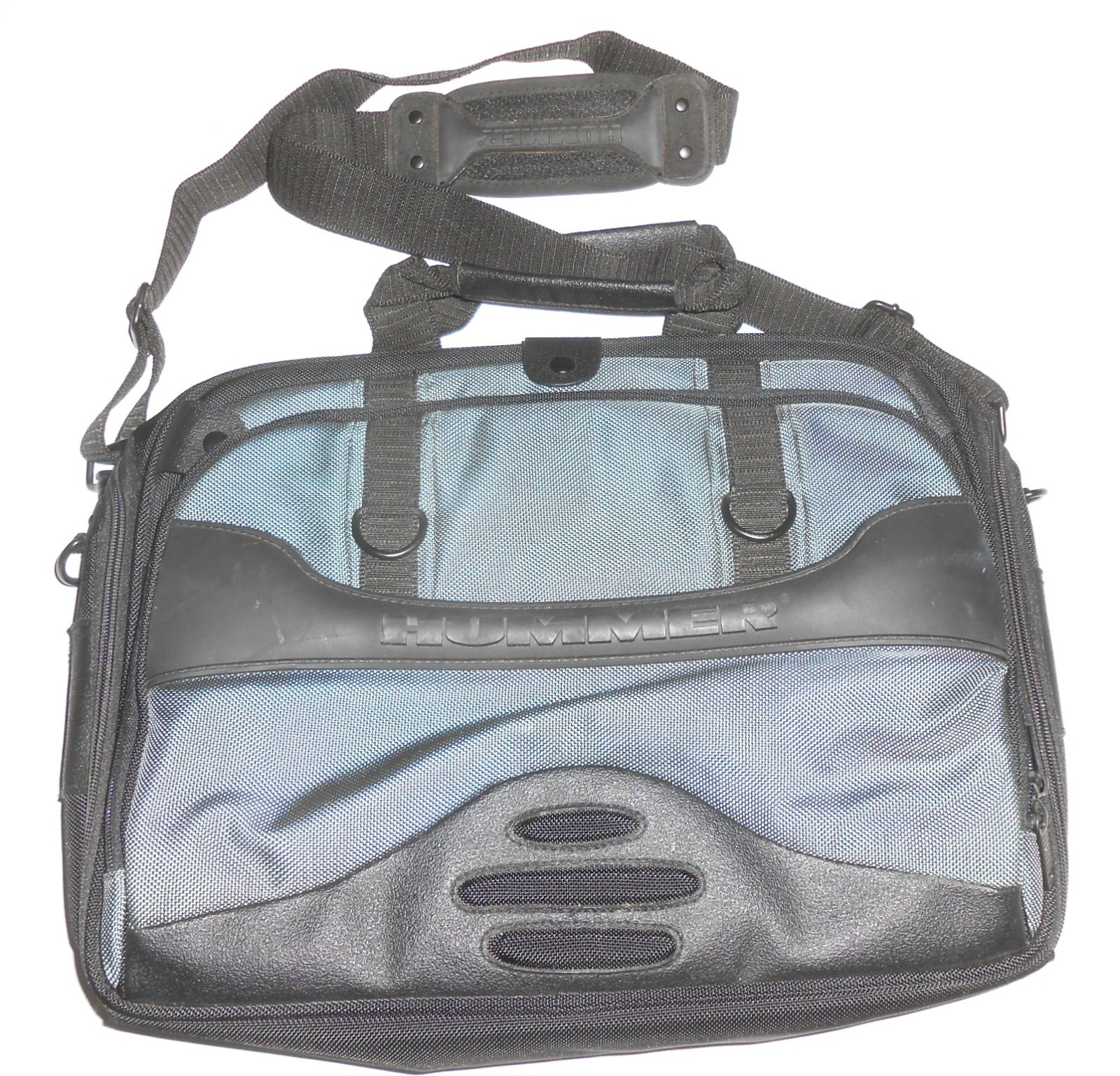 HUMMER Corporate Messenger Laptop Computer Briefcase Bag Y2K RARE!