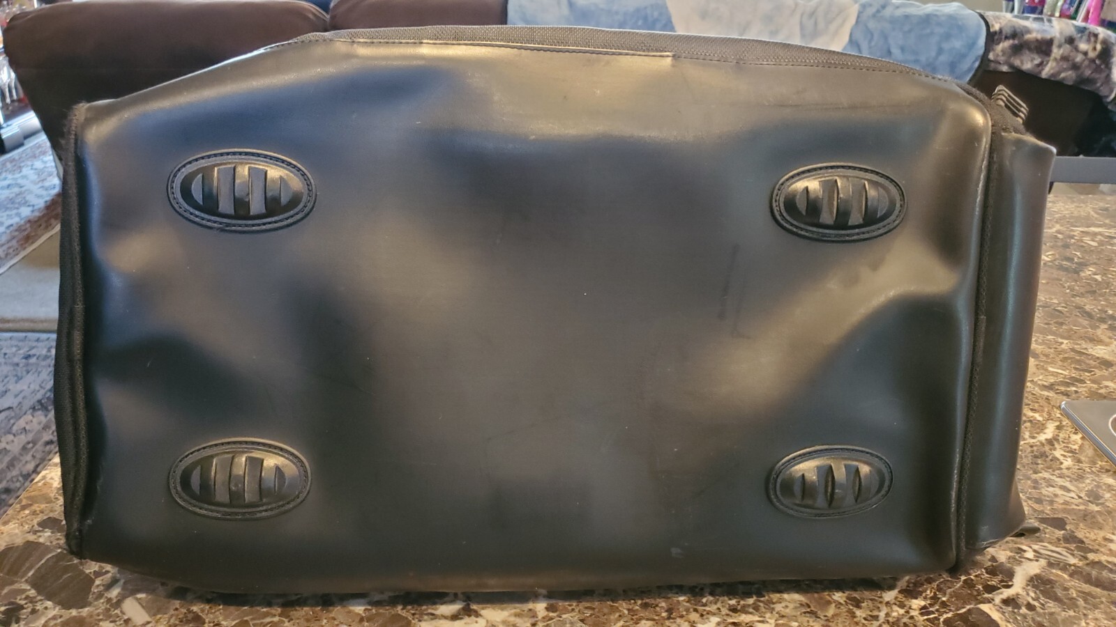 TUMI Boston 2Way Ballistic Nylon Duffle Bag Carry On Black 525C (Great Shape)
