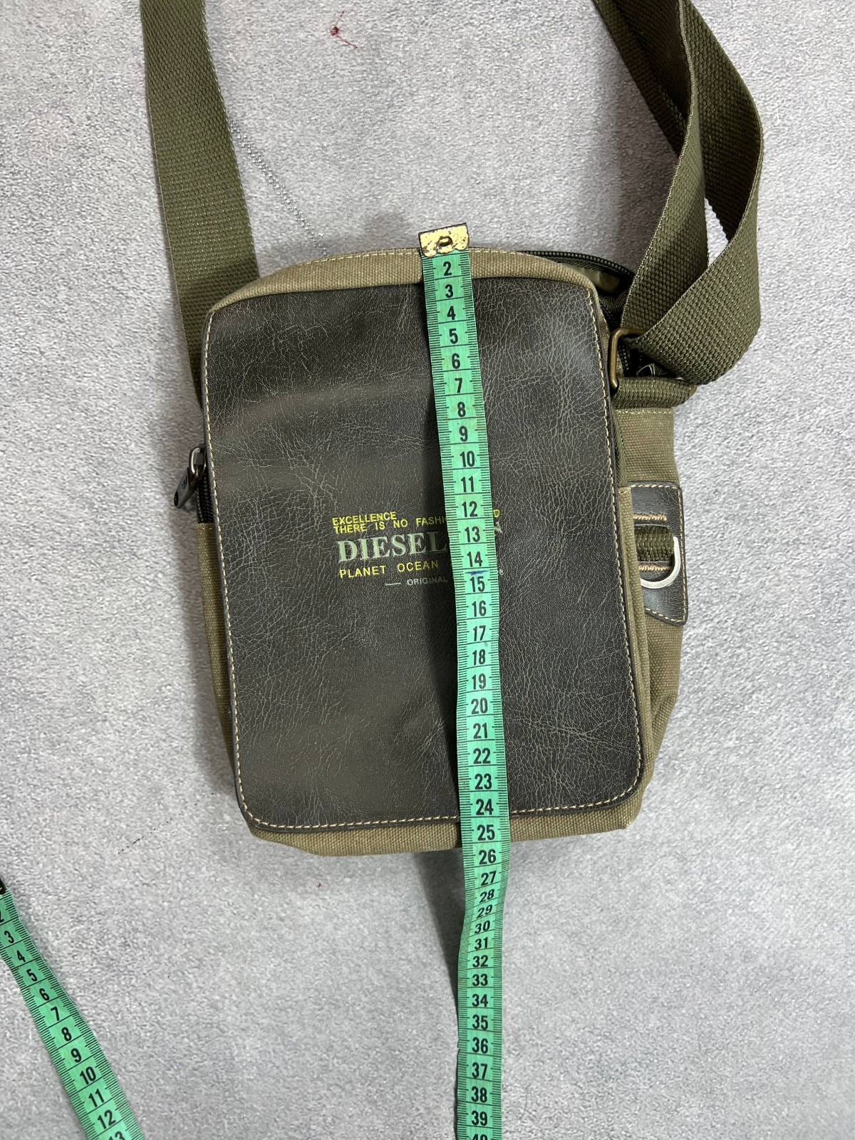 DIESEL Vintage 90s crosboddy shoulder Camo multipocket sling bag backpack