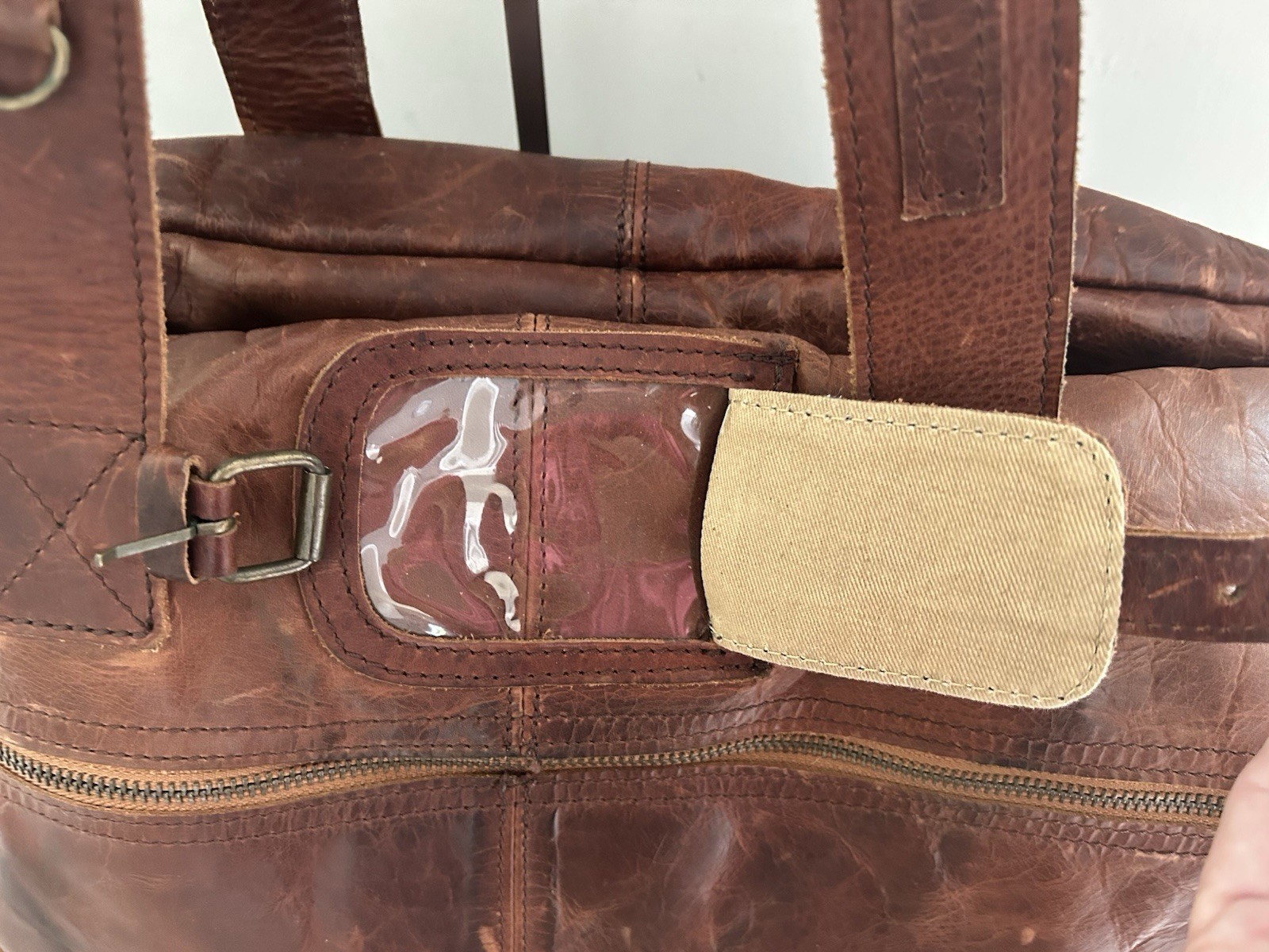 MAHI Leather Duffle Distressed