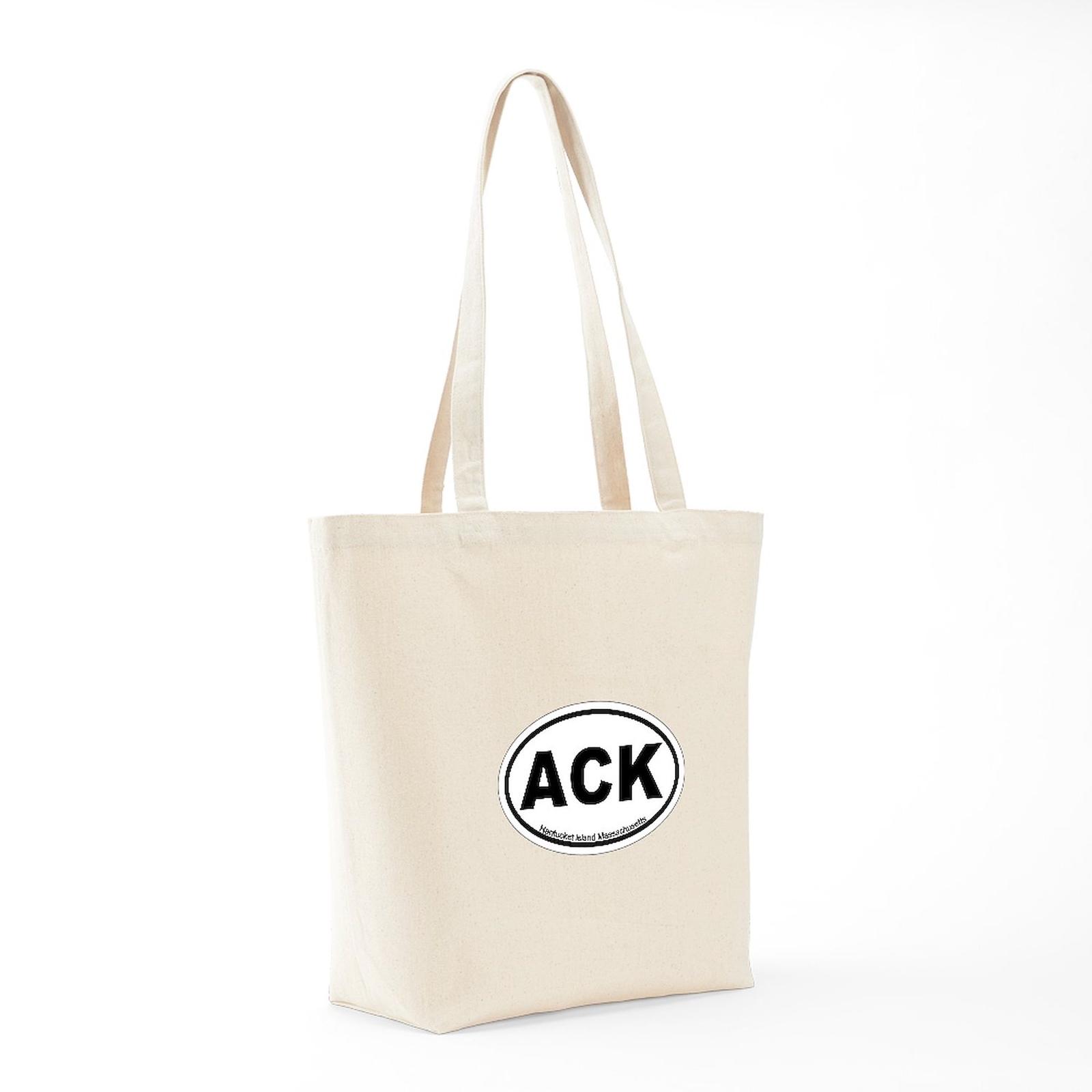 CafePress Nantucket MA Oval Design Tote Bag (594999190)