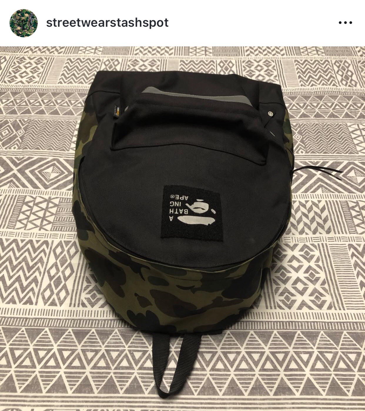 A Bathing Ape Bape 1st Camo Backpack Size Free