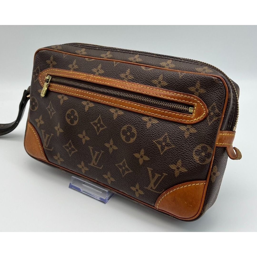 Louis Vuitton Marly Dragonne GM Authentic Monogram Clutch Bag Second 26x15x4cm