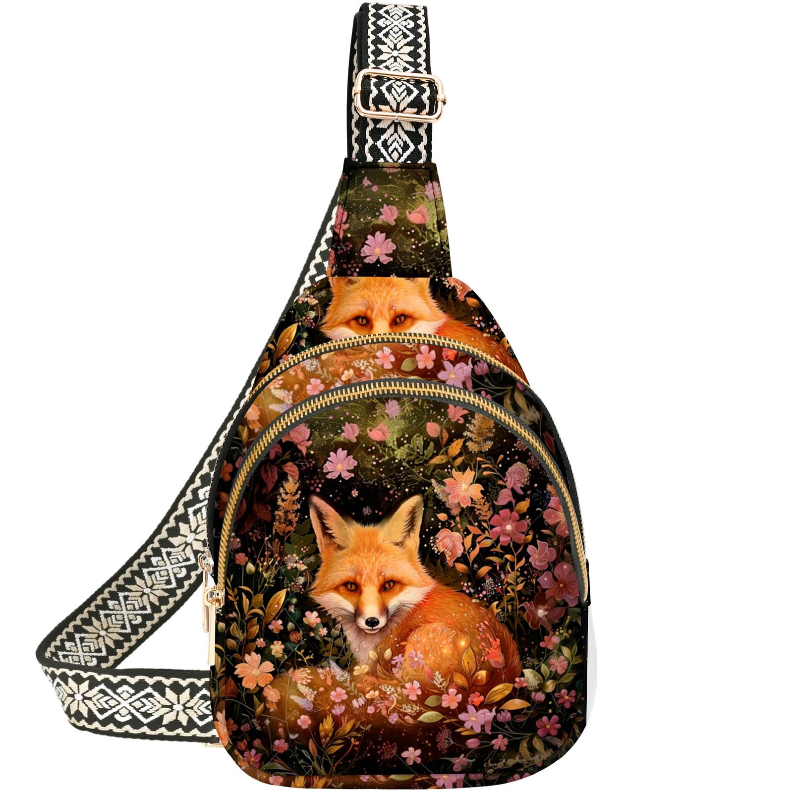 Animal Small Sling Bag for Women Leather Crossbody Bags Sling Backpack for Ou…