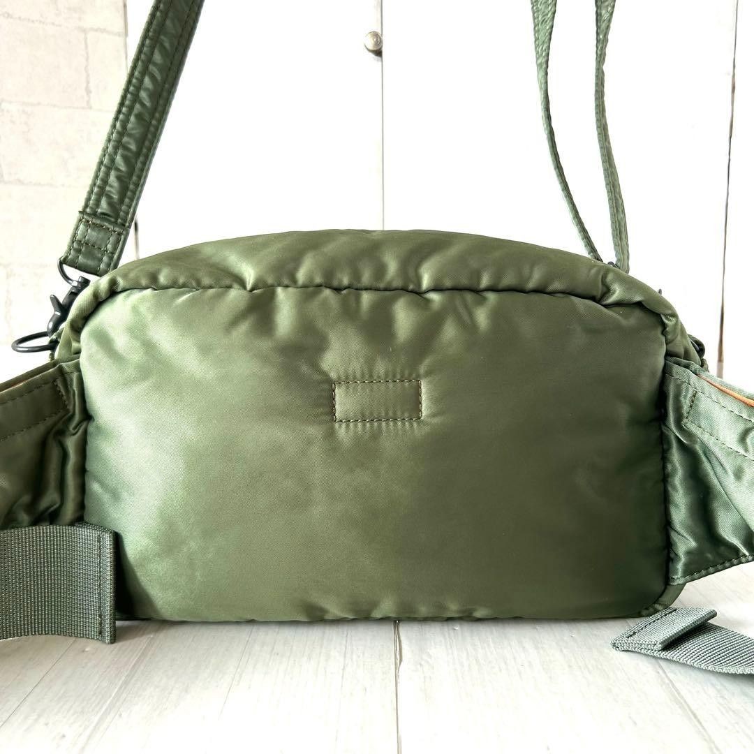 PorterTanker2wayWaistBagGreenNylonMen’sExcellentWomen’s