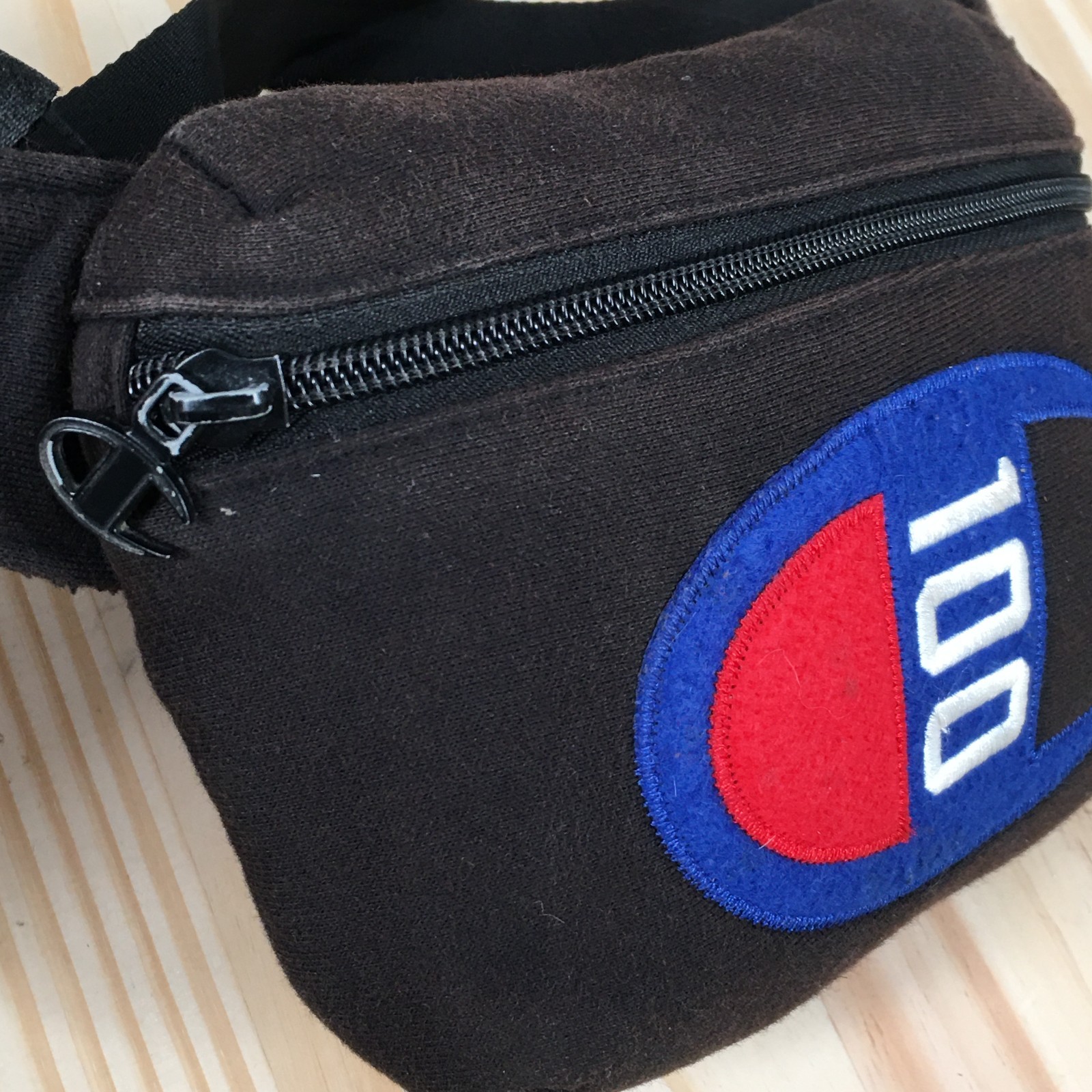 Champion 100th Anniversary Attribute Waist Bag Black Jersey Fleece Fanny Pack