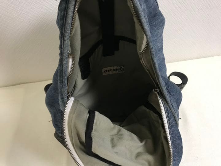Genuine Diesel DIESEL Denim Backpack Bag Business Back Bag Men