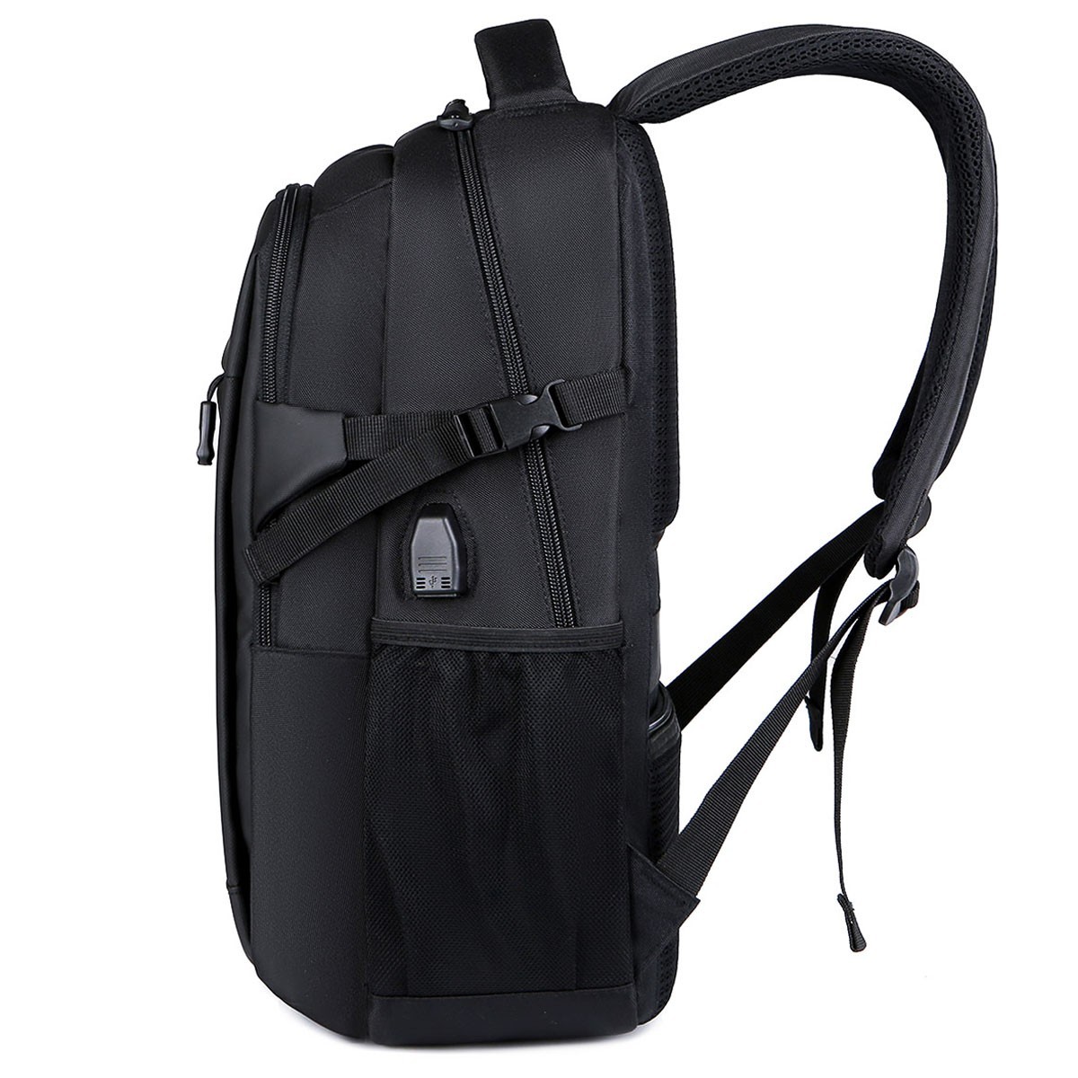 Men Women Black Laptop Backpack School College Travel Business Bag Rucksack New