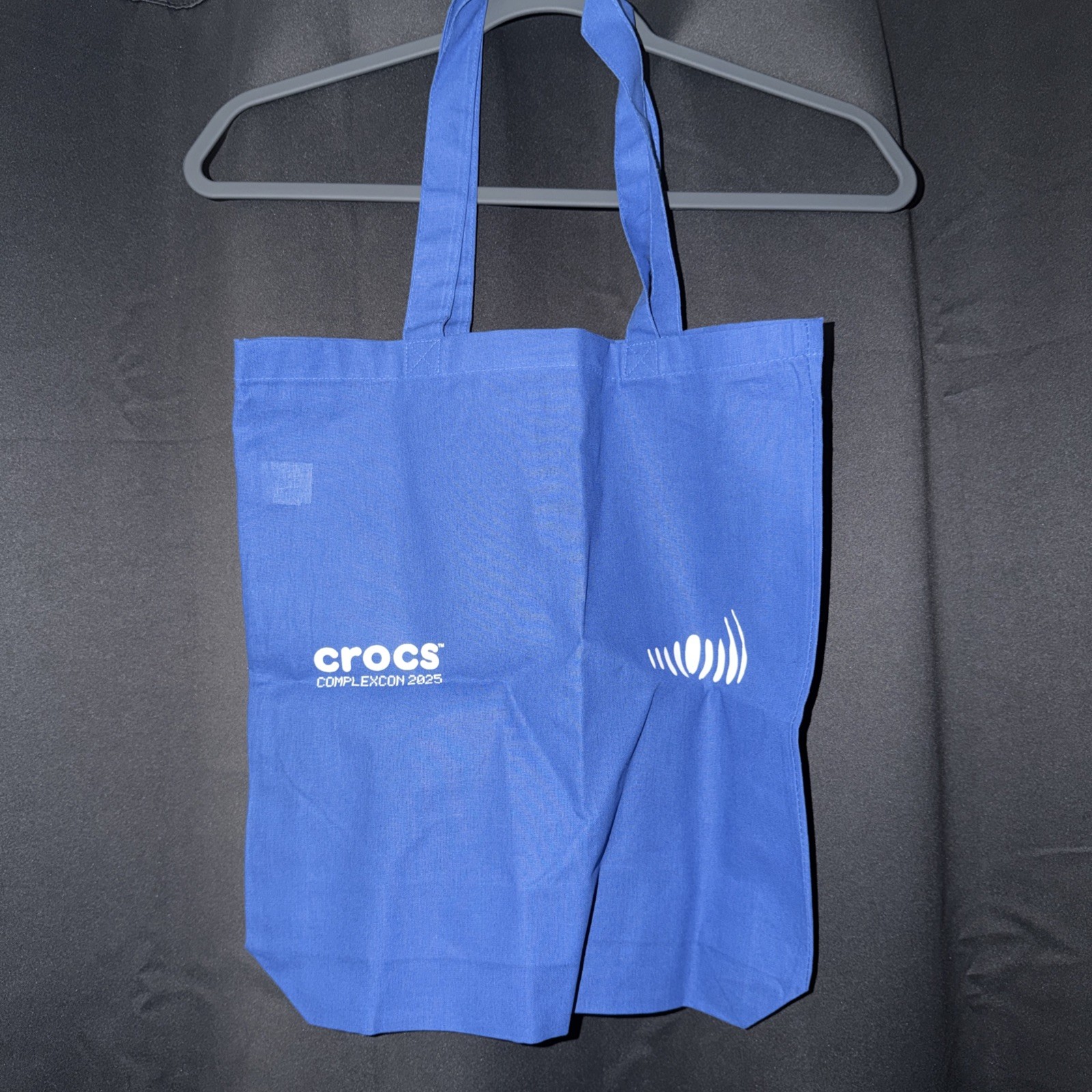 Crocs ComplexCon 2025 Exclusive Steven Smith Ripple Rare Swag Carry Blue Tote