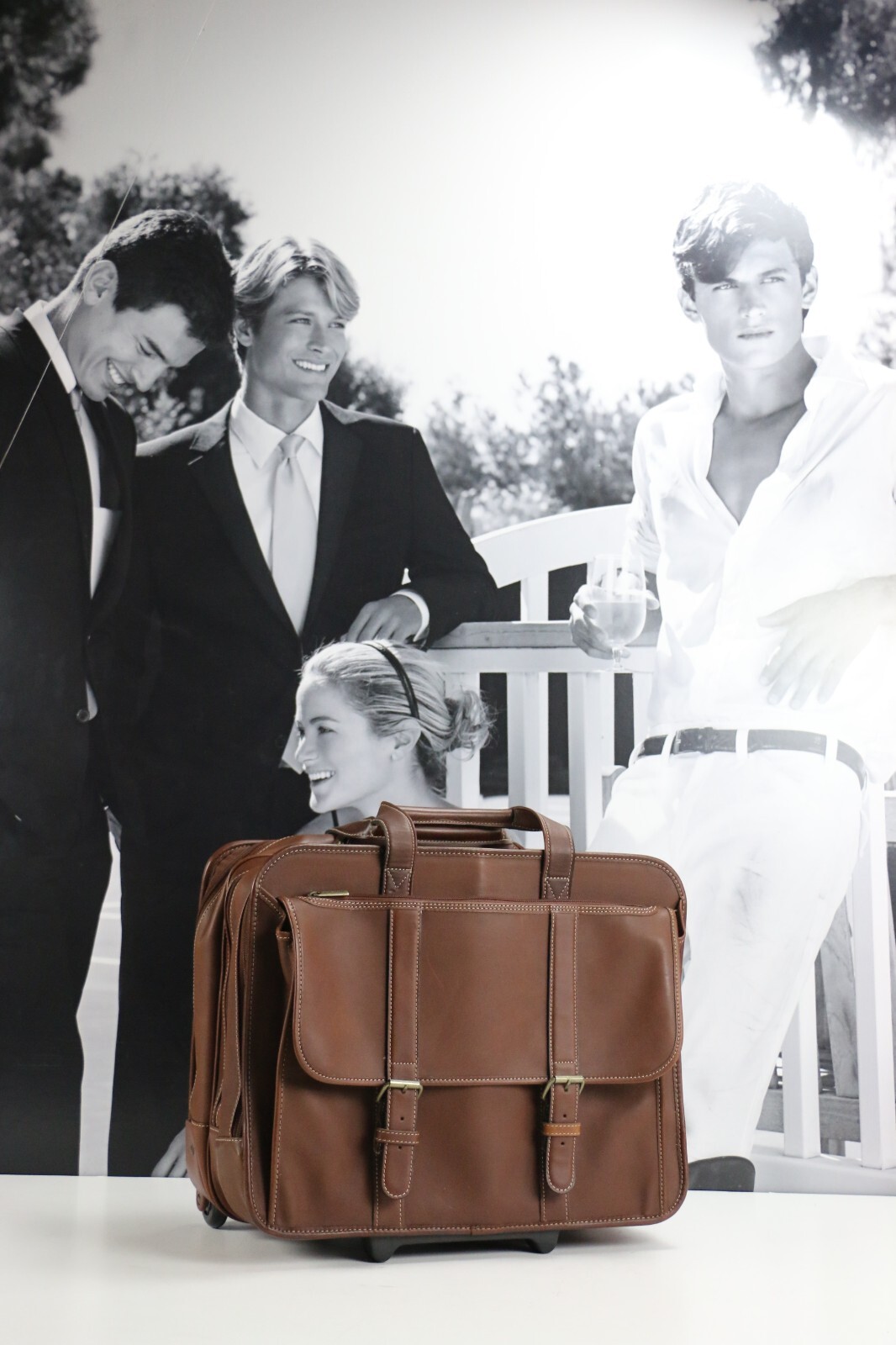 Vintage Leather KORCHMAR Professional Business Travel Briefcase Carry-On Mens