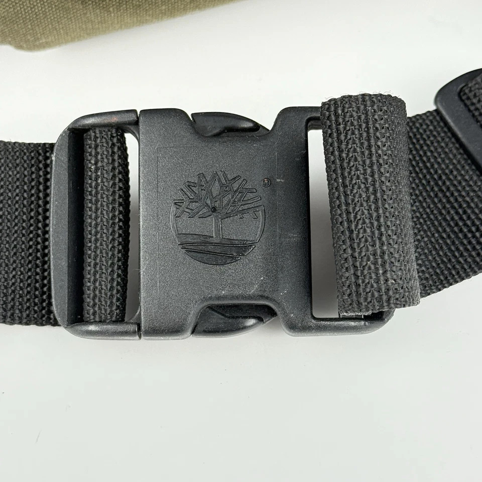 VTG Y2K Timberland Waist Pack Adjustable Hiking Outdoors Multi Compartment