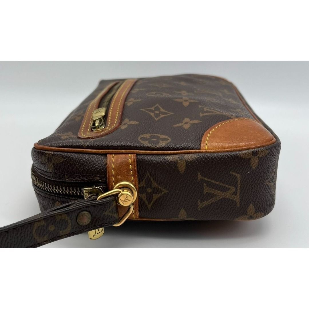 Louis Vuitton Marly Dragonne GM Authentic Monogram Clutch Bag Second 26x15x4cm