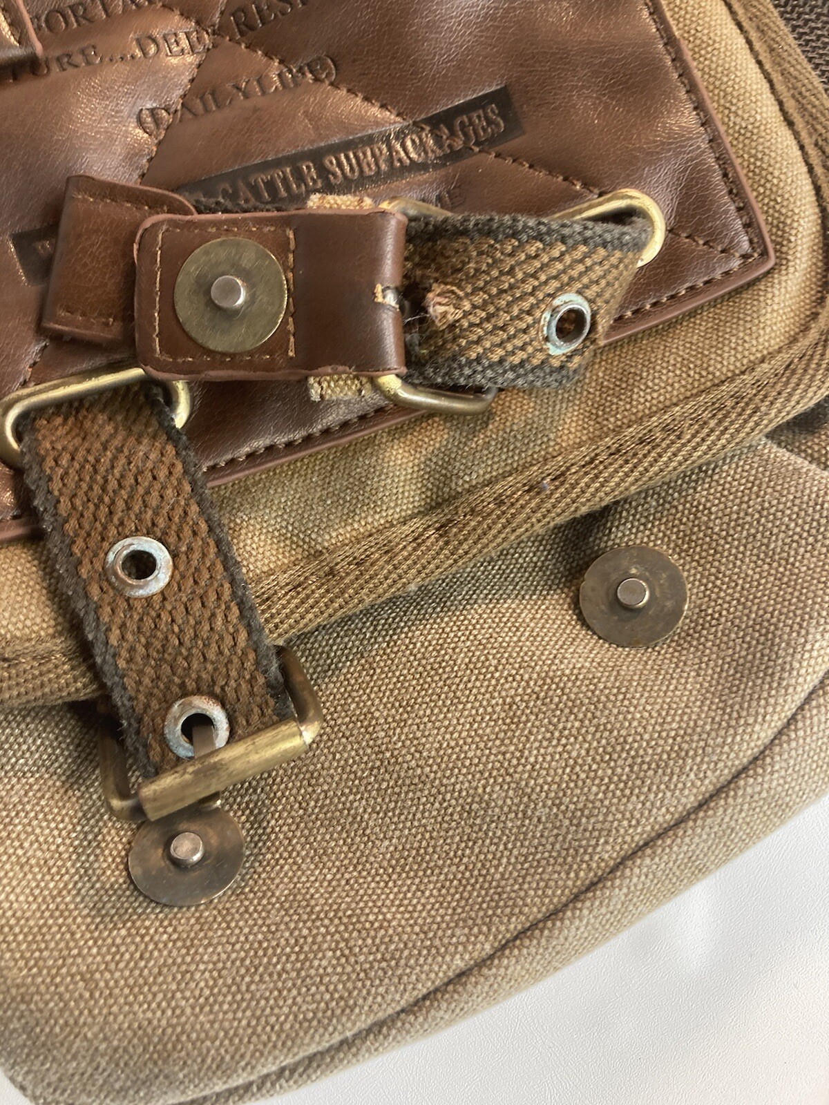 Kaukko Simple Casual Message Bag Western U.s. Cattle Subpackages READ Desc
