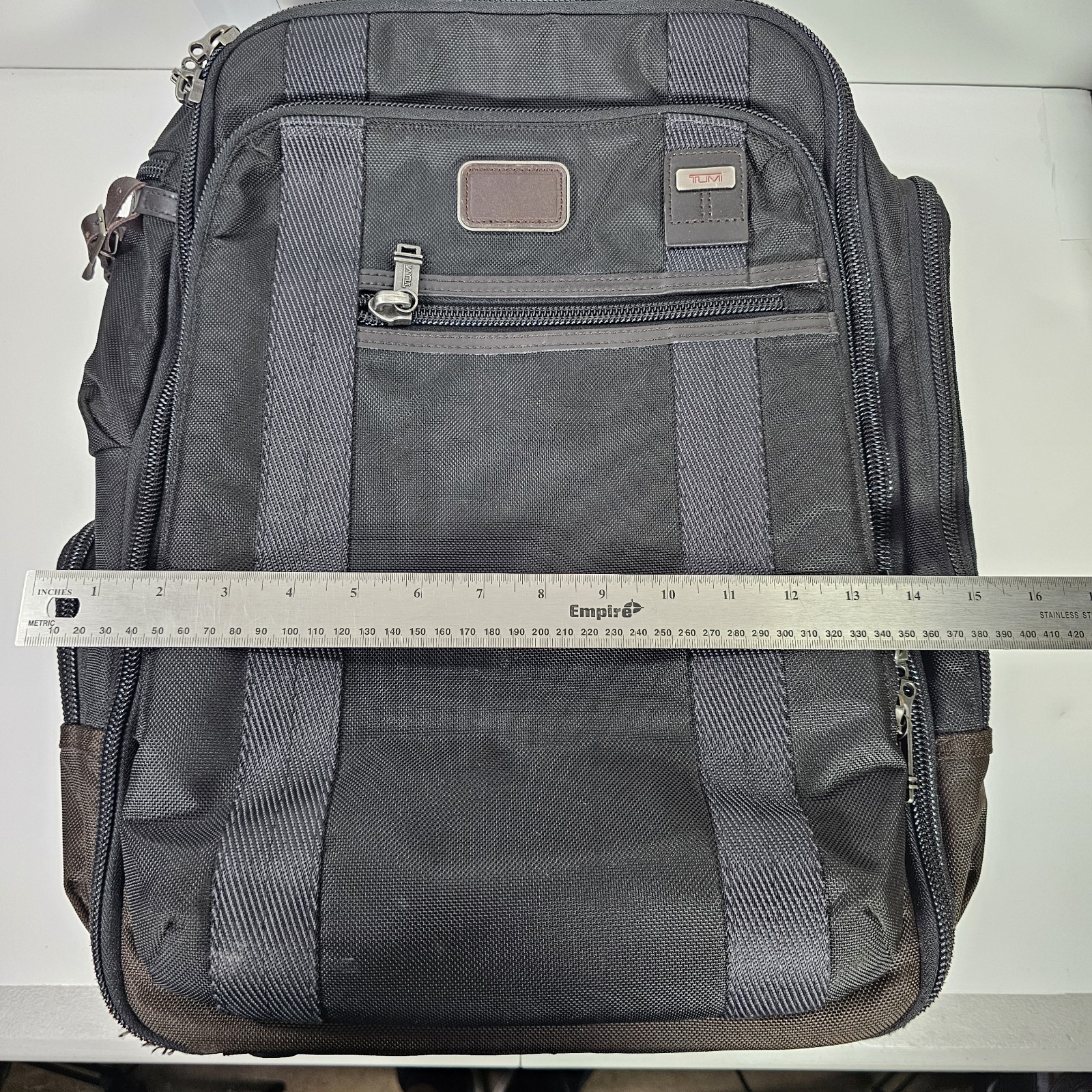 Tumi Peterson Wheeled Carry On Backpack 222473HK2 Black