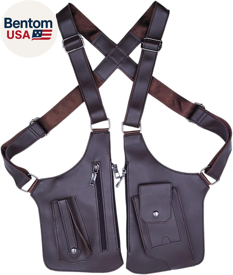 Underarm Anti-Theft Bag, Hidden Shoulder Holster, Double Storage Pouch, Phone Wa